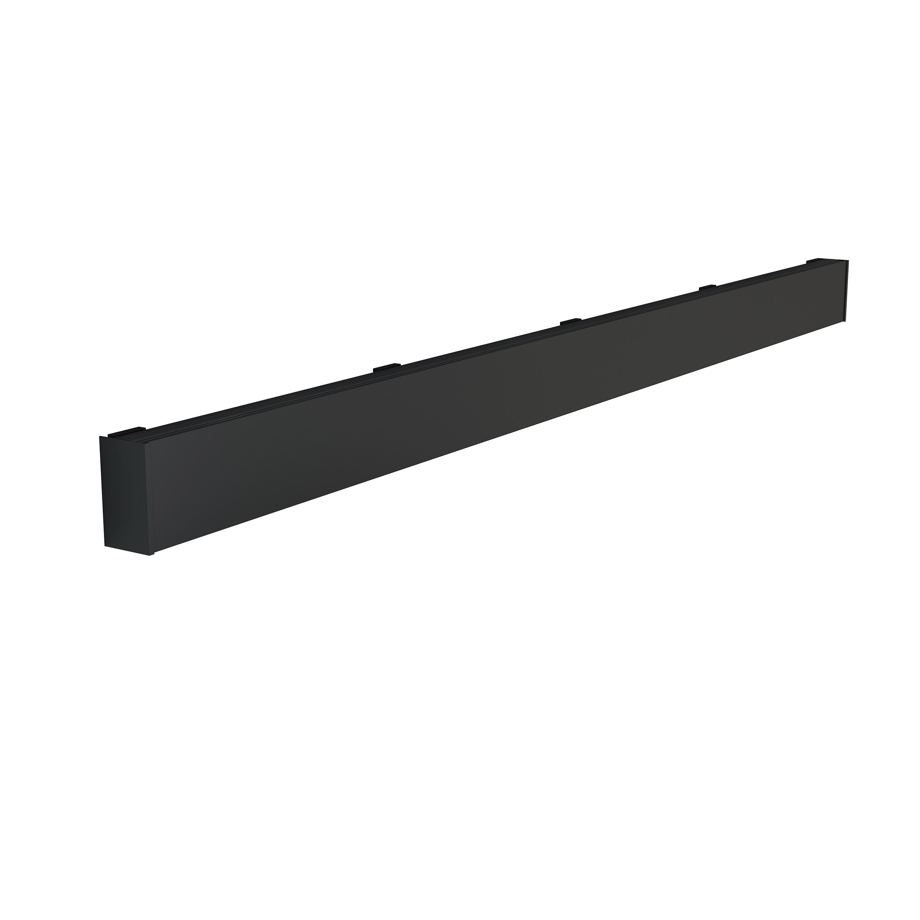Rail coulissant et habillage Yumbo 2 noir, pour porte 73/83/93 cm, ARTENS - 3
