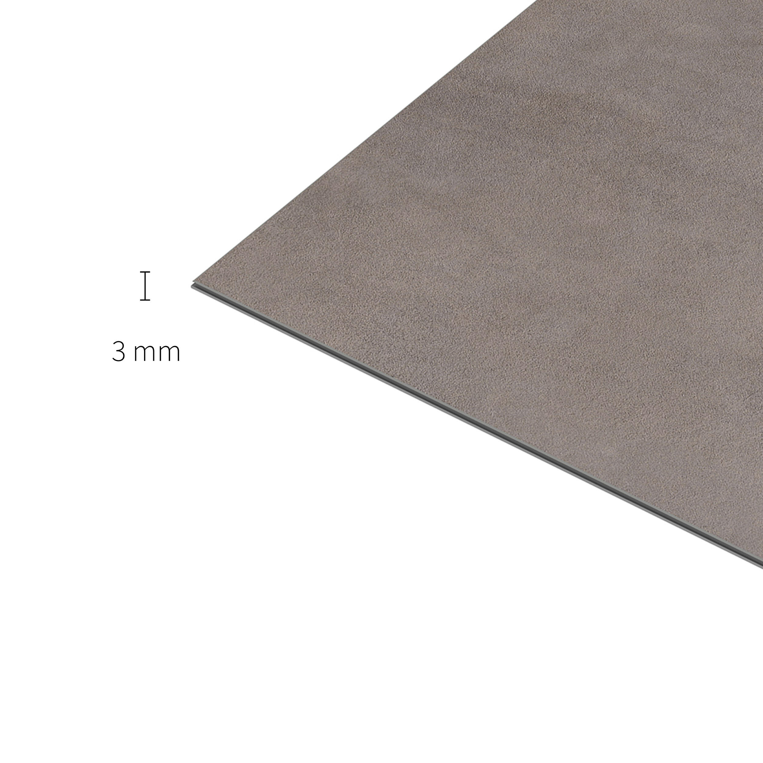SPC da incollare per pavimento e rivestimento Mid marrone medio Sp 3 mm CERAMIN 3.7 m² - 27