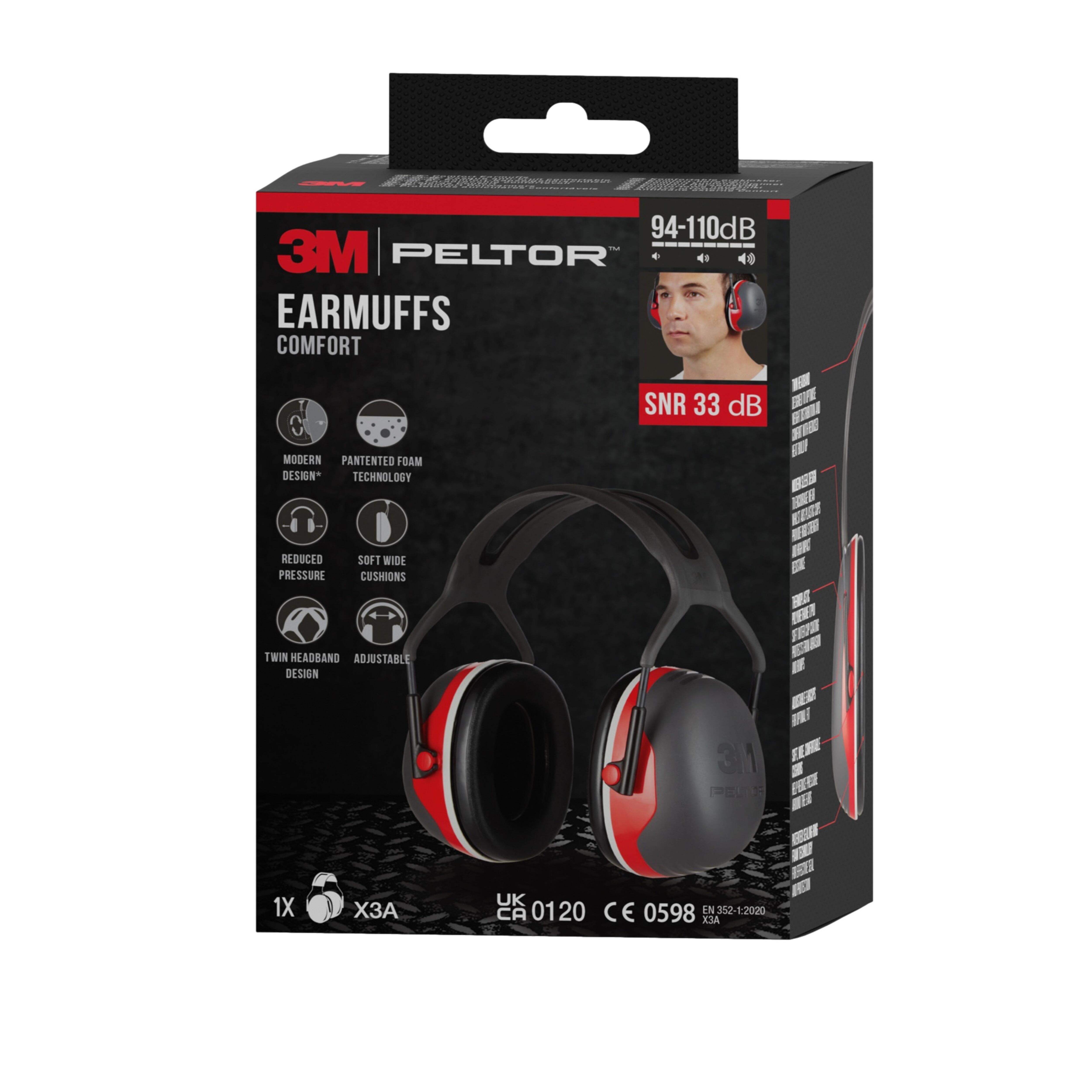 CASCOS ANTIRRUIDO SNR33 3M - 3