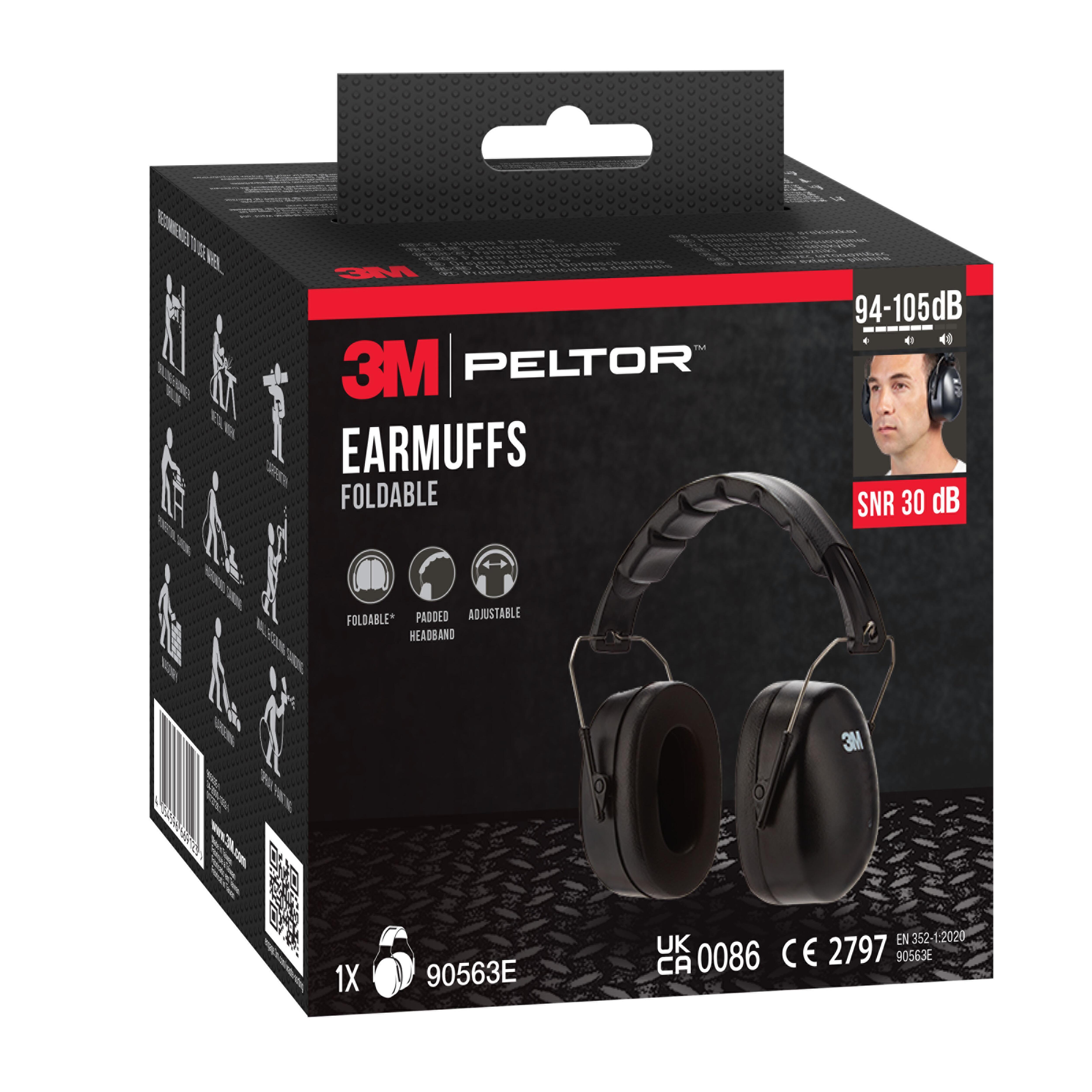 CASCOS ANTIRRUIDO PLEGABLES SNR30 3M - 2