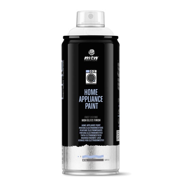 ESPRAY PINTURA BRILLANTE  ELECTRODOMESTICO 400ML BLANCO