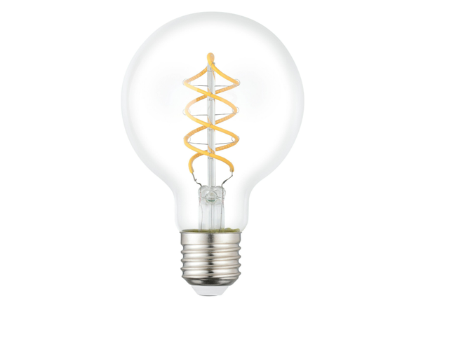 Lâmpada LED espiral E27 G80 7,3 W 806 lm 2700K
