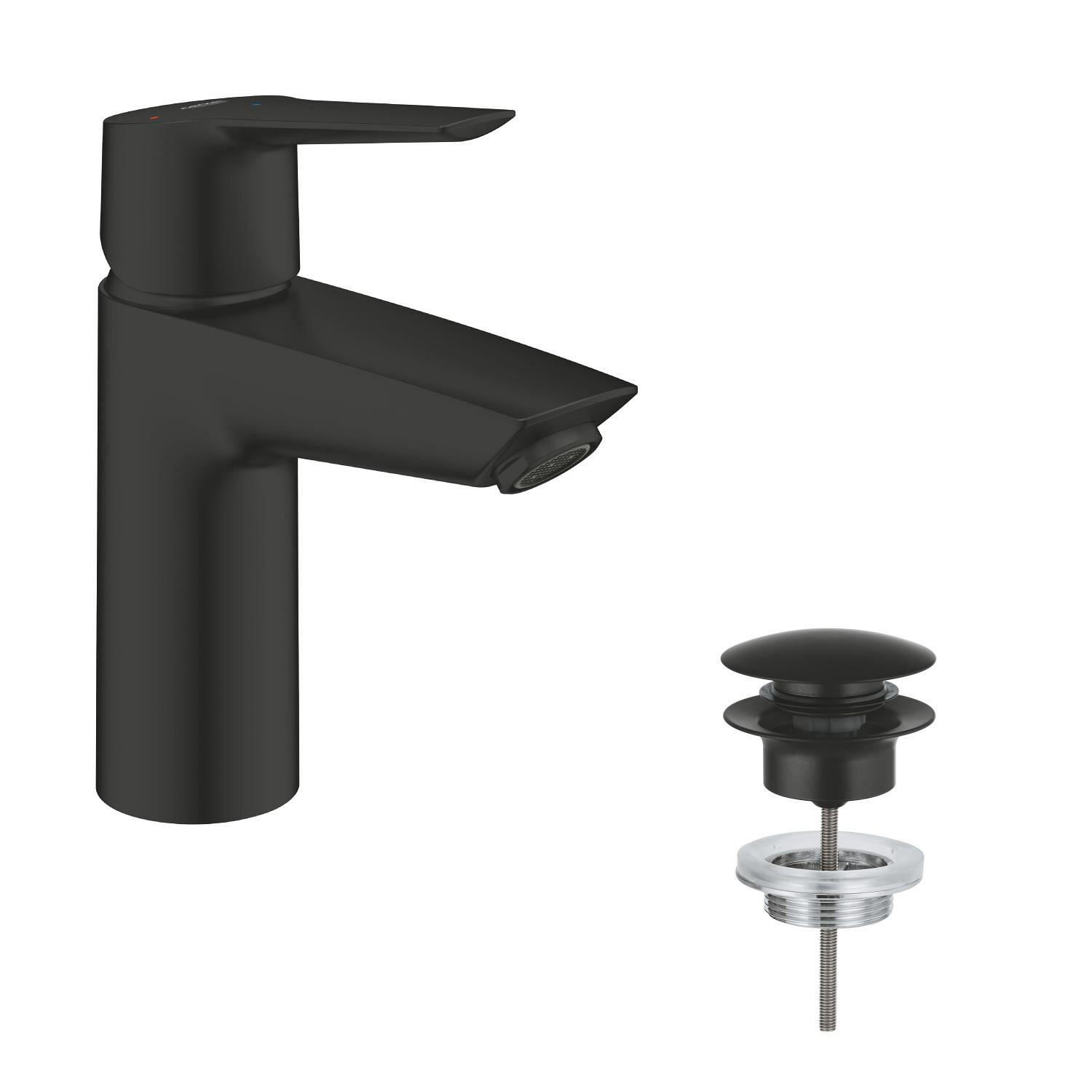 Mitigeur de lavabo noir mat,GROHE, Start V3 matt black S - QuickFix - 2