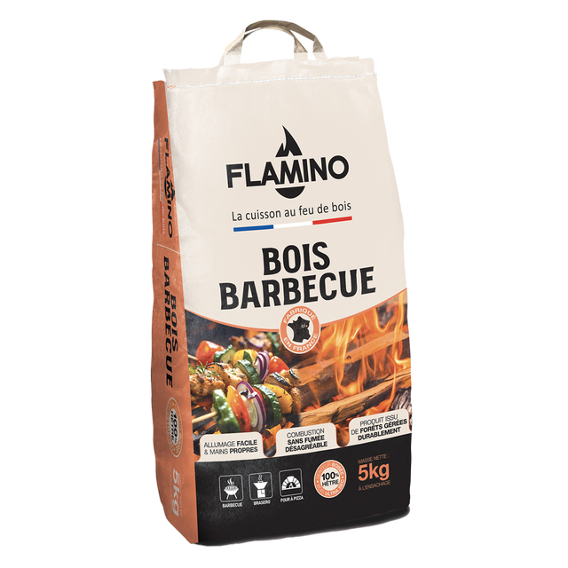 Charbon de bois 5kg Flamino