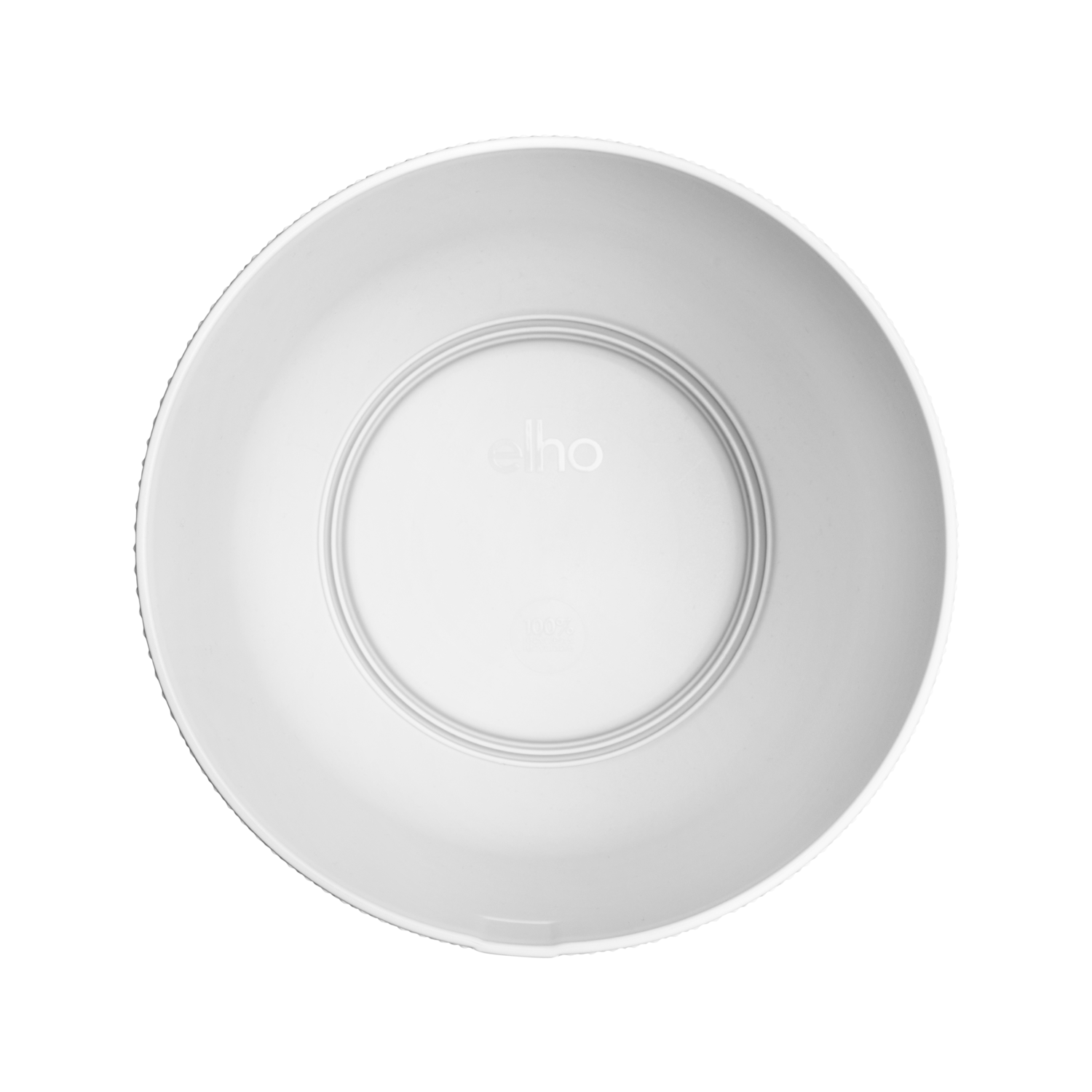 Maceta redonda de polipropileno ELHO ø 23 cm y 21.5 cm altura blanco - 3