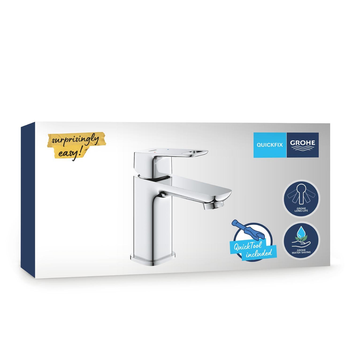Mitigeur de lavabo chrome S, Clova Pulse, GROHE - 4