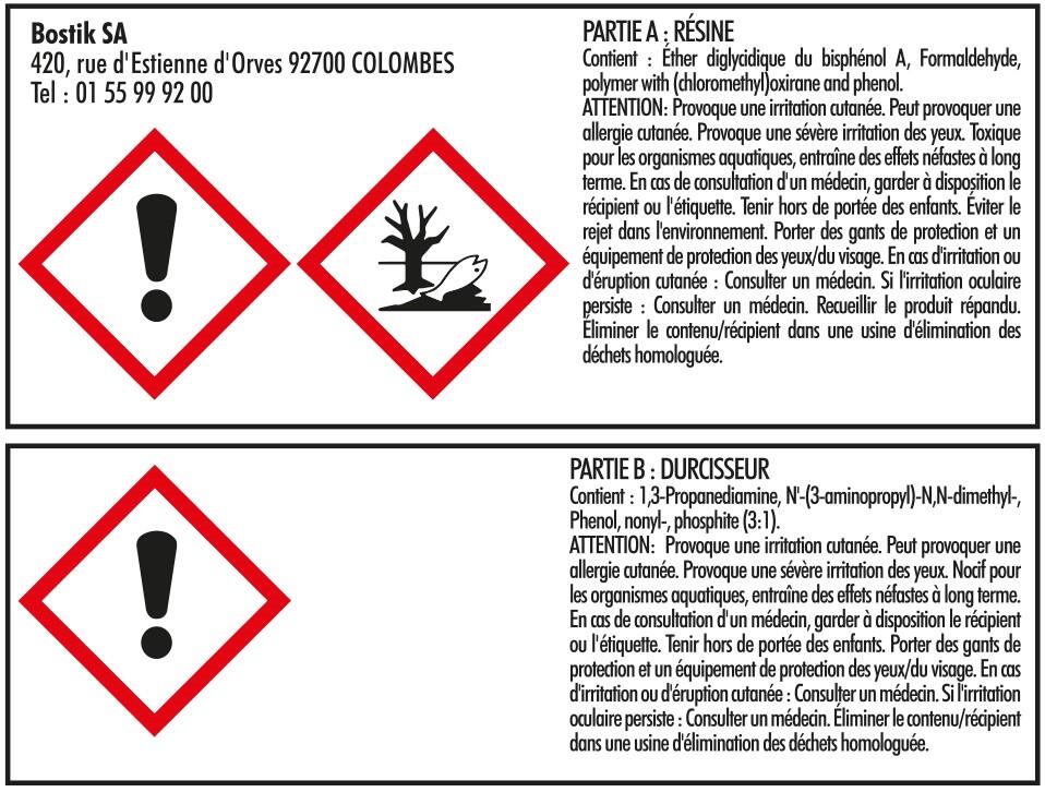 Colle de réparation époxy bi-composants invisible SADER, 25ml transparent - 7