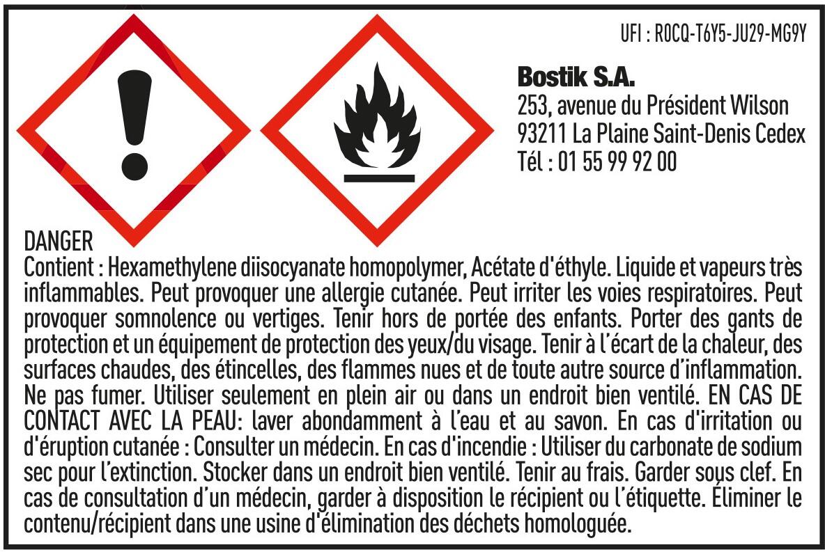 Colle d'assemblage liquide polyuréthane SADER Bois pu d4 jaune, 250ml, 250g - 5