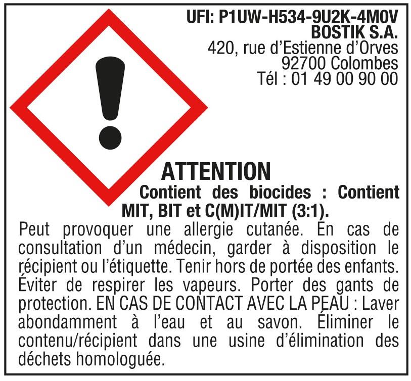 Colle de fixation pâte MS polymère QUELYD Depron joints blanc, 300g - 5