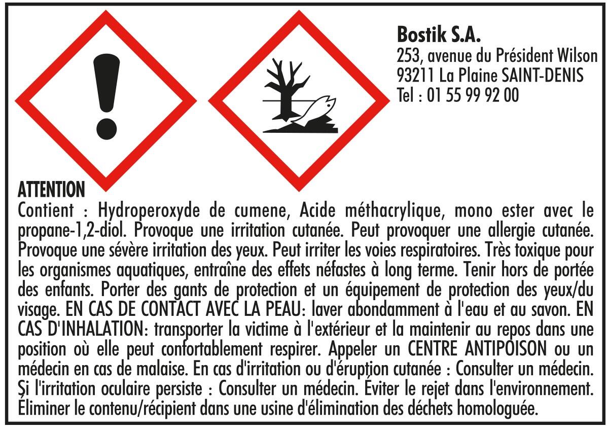 Colle d'assemblage liquide SADER Spécial expert blocage vis écrous transp, 5ml - 5