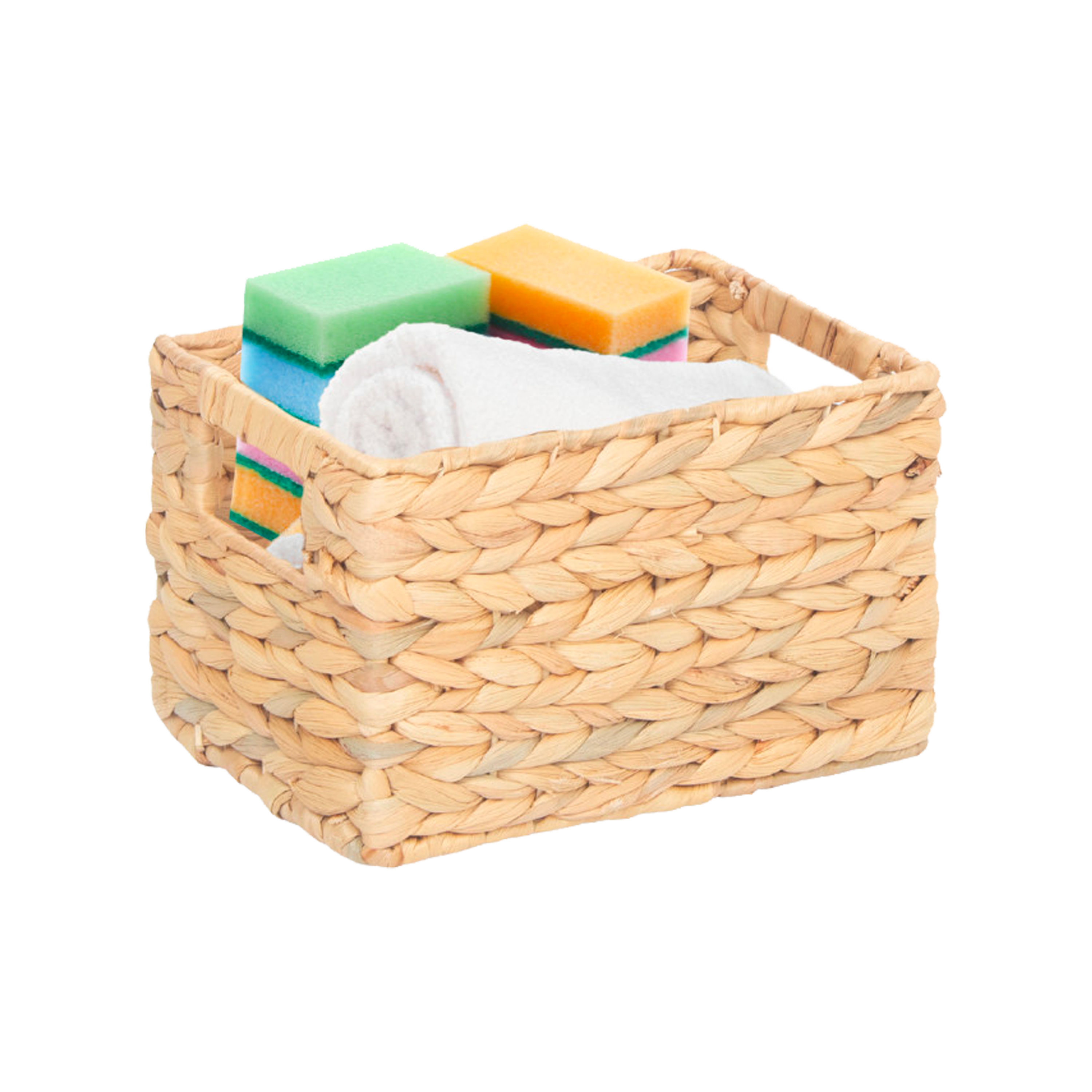 Lot de 3 paniers jacinthe l.19 x P.19 x H.16 cm SENSEA - 4