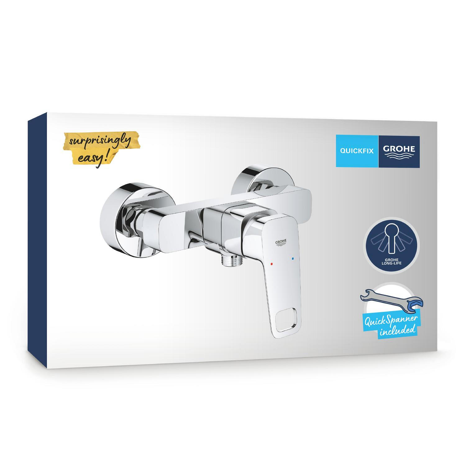 Mitigeur de douche mécanique chrome, Clova Pulse, GROHE - 7