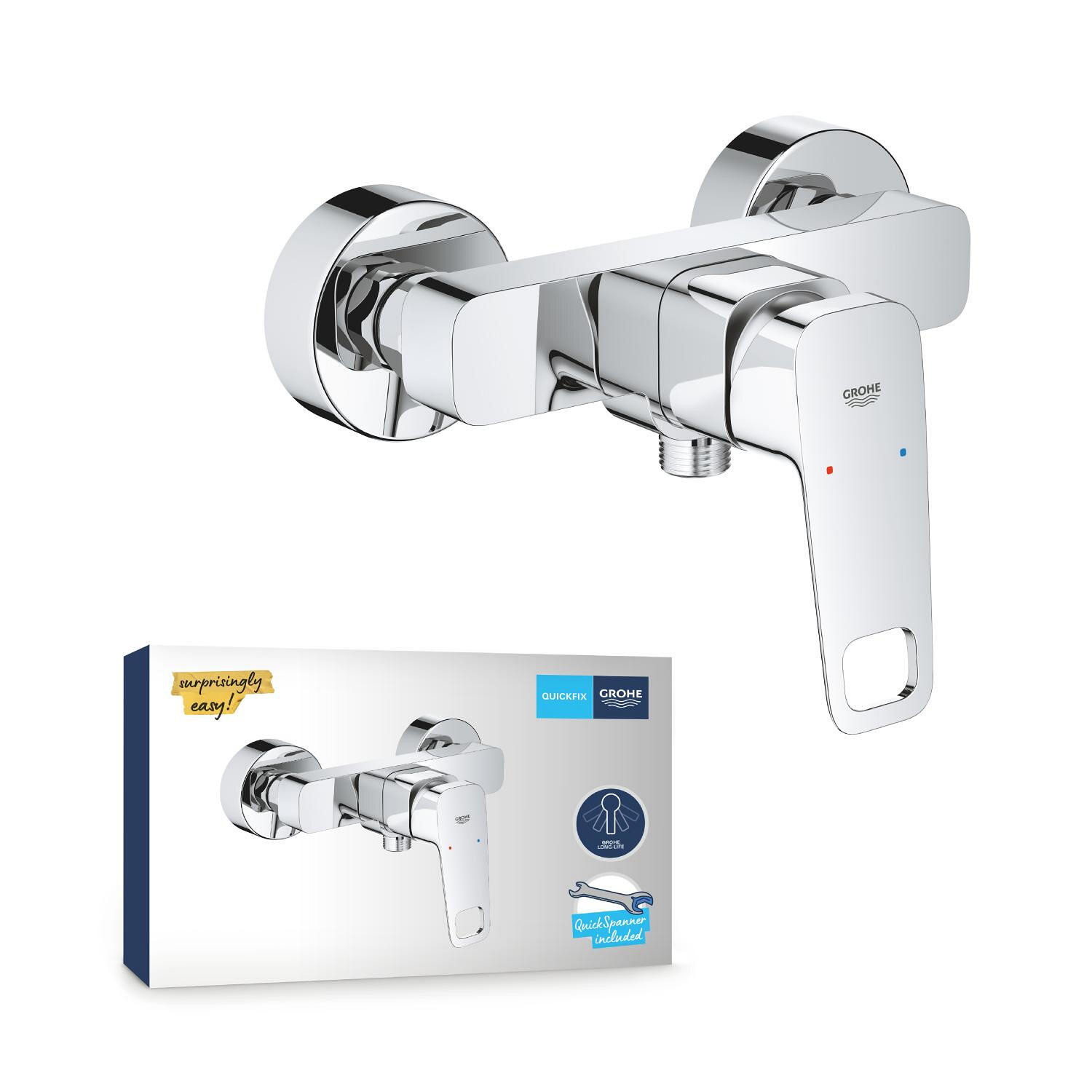 Mitigeur de douche mécanique chrome, Clova Pulse, GROHE - 6