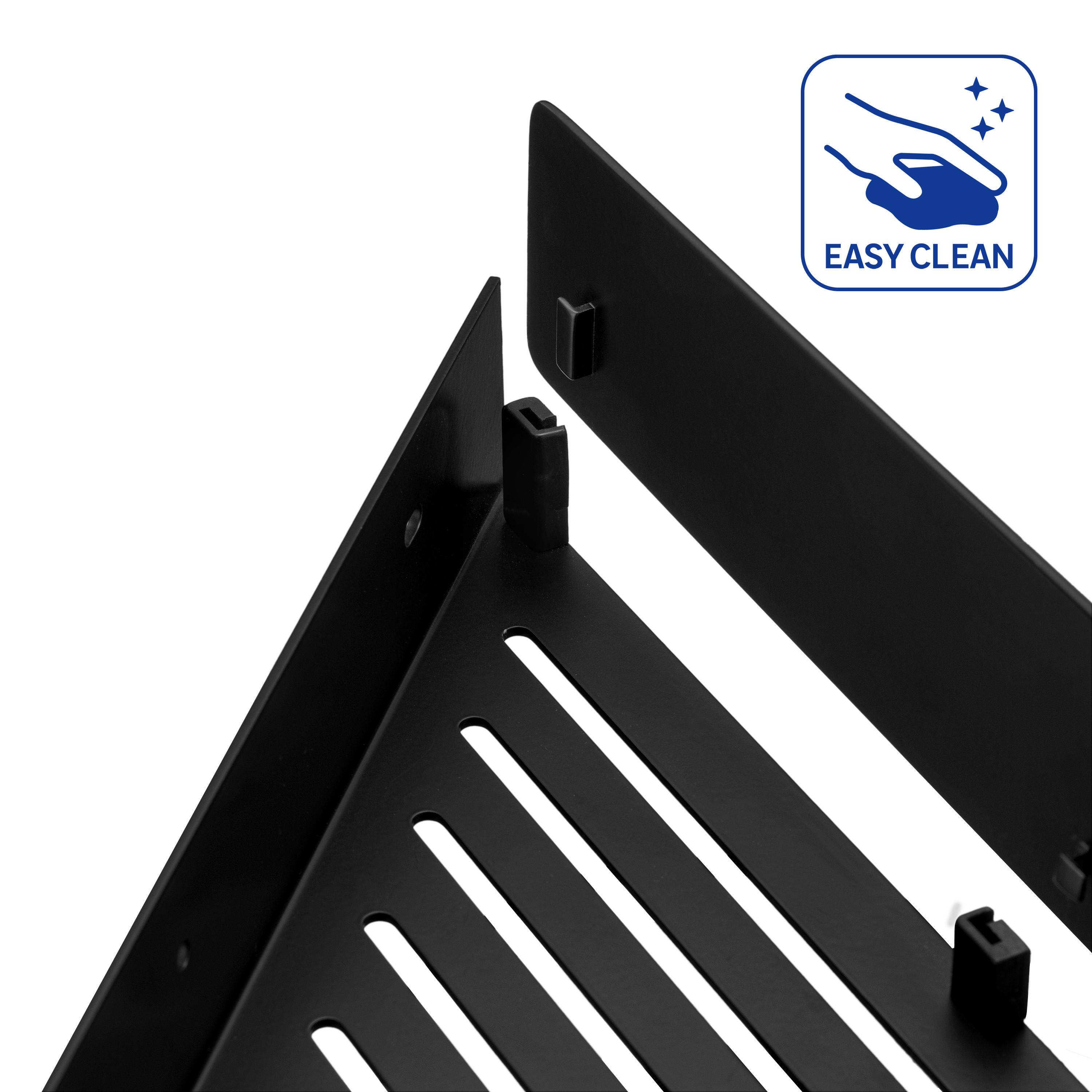 Organizador de ducha Neo negro 31.11x6x22 cm - 7