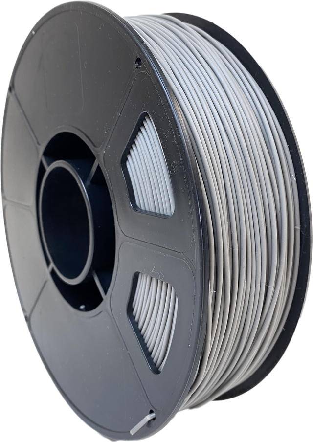 Bobina de filamento PLA+ 3D CINZA ESCURO 1KG