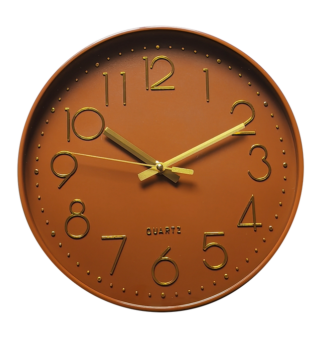 Horloge à fixation murale Color EMDE orange Diam.30.5 cm
