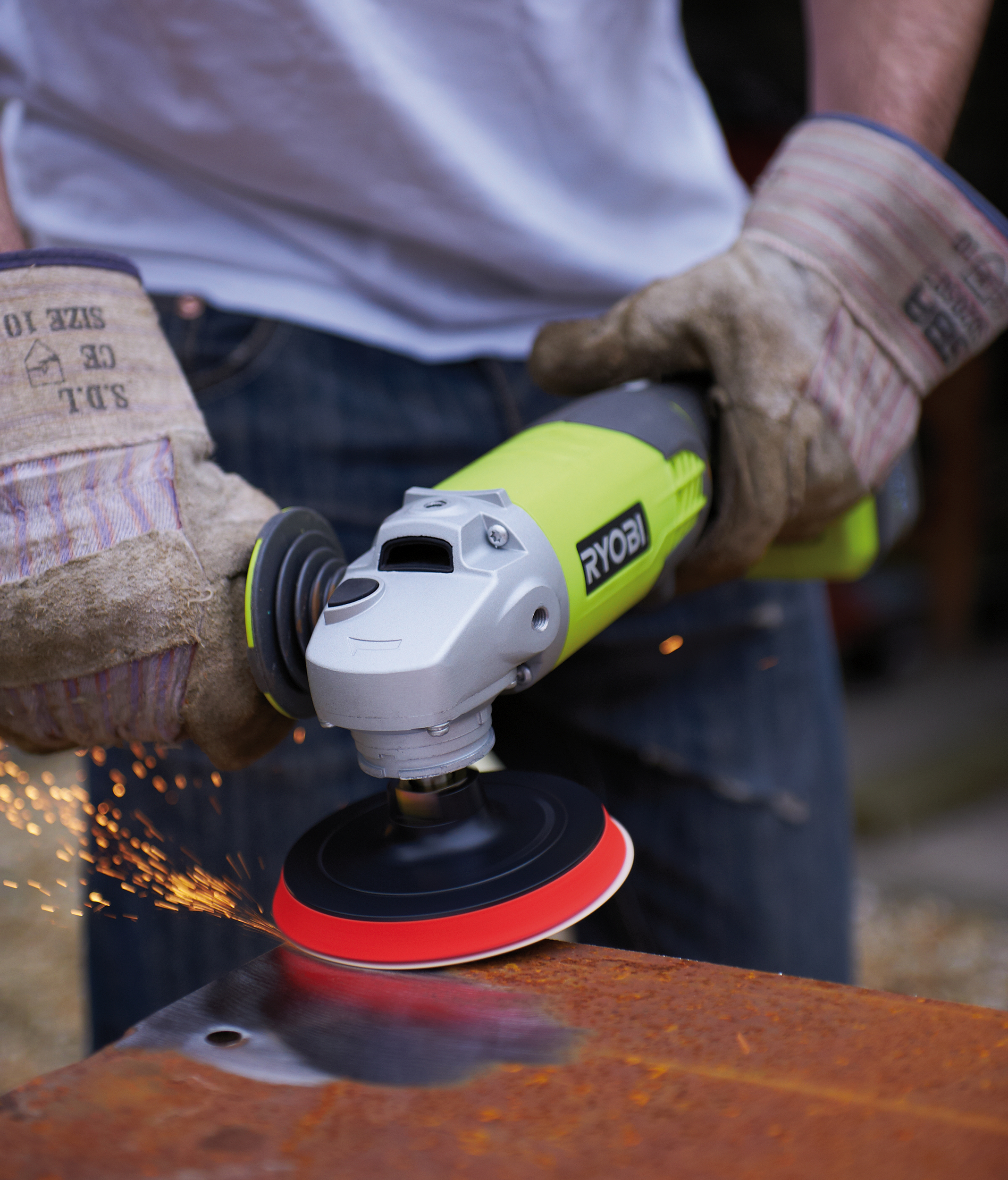 Szlifierka kątowa akumulatorowa Ryobi One+ R18AG-0 115 mm 18V - 4
