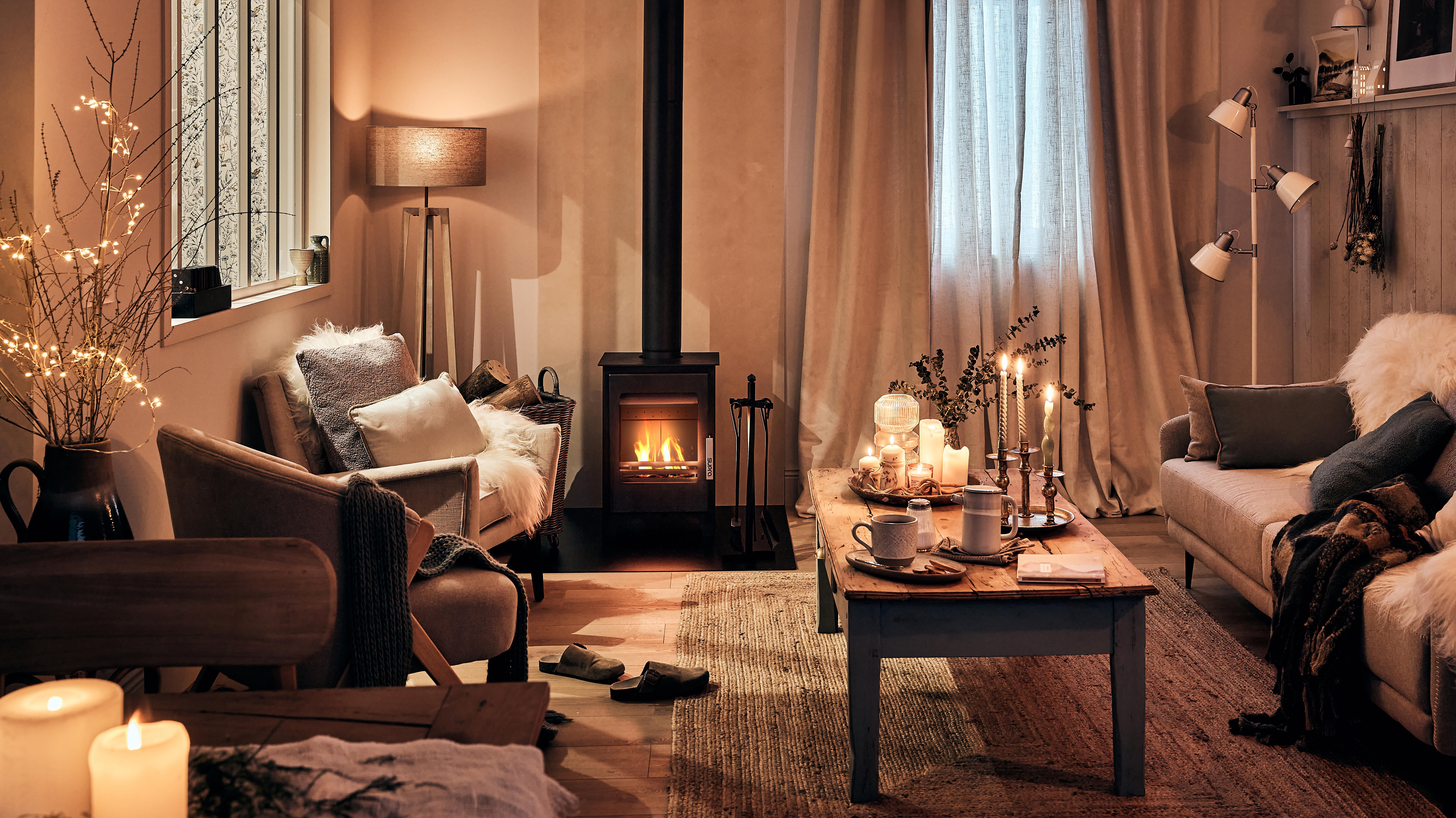 Estufa de leña supra oscar de 4.8 kw