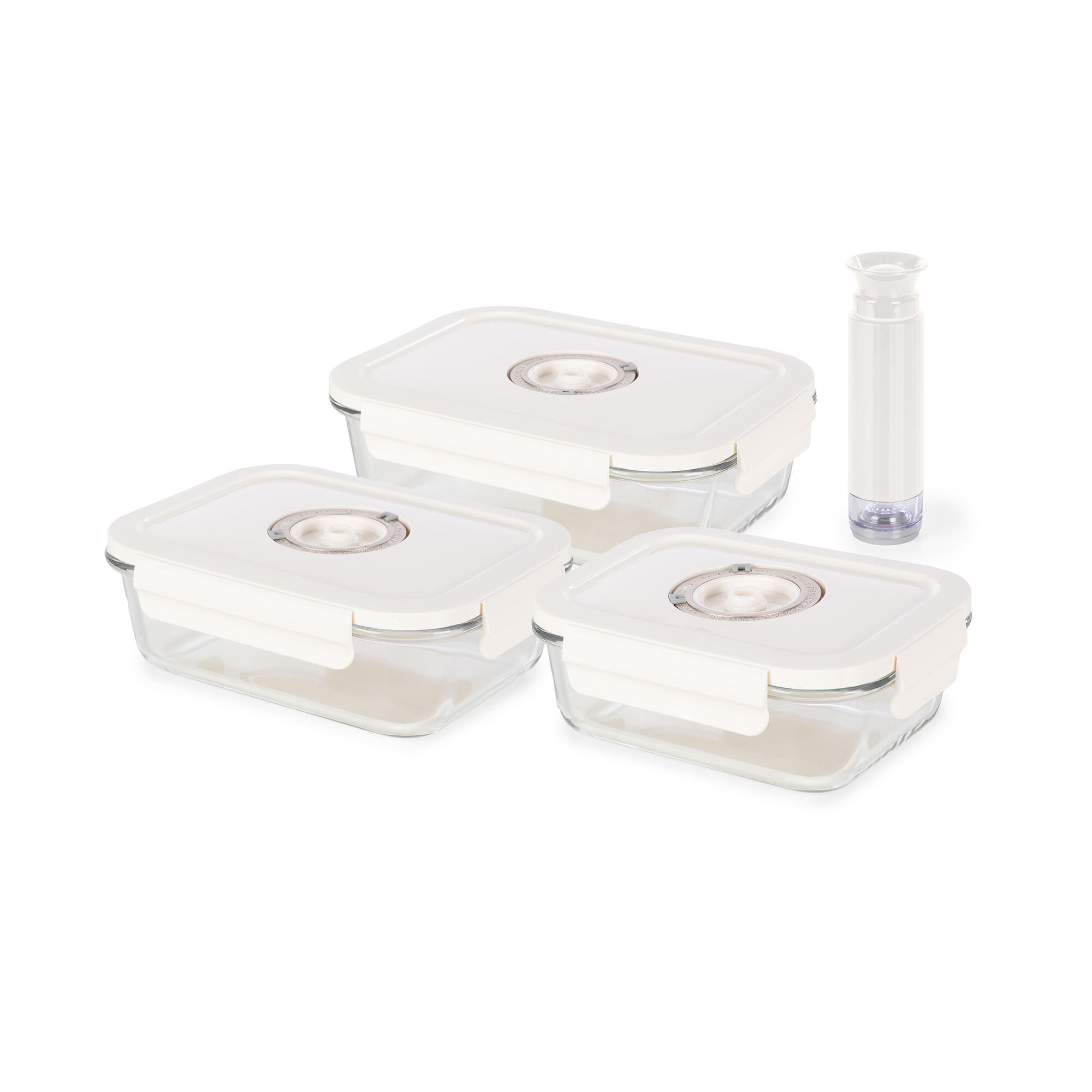 Tefal K3028912 Masterseal Fresh Lot De 3 Boîtes De Conservation Alimentaire En Plastique Sans Bpa Hermetiques Garantie 30 Ans