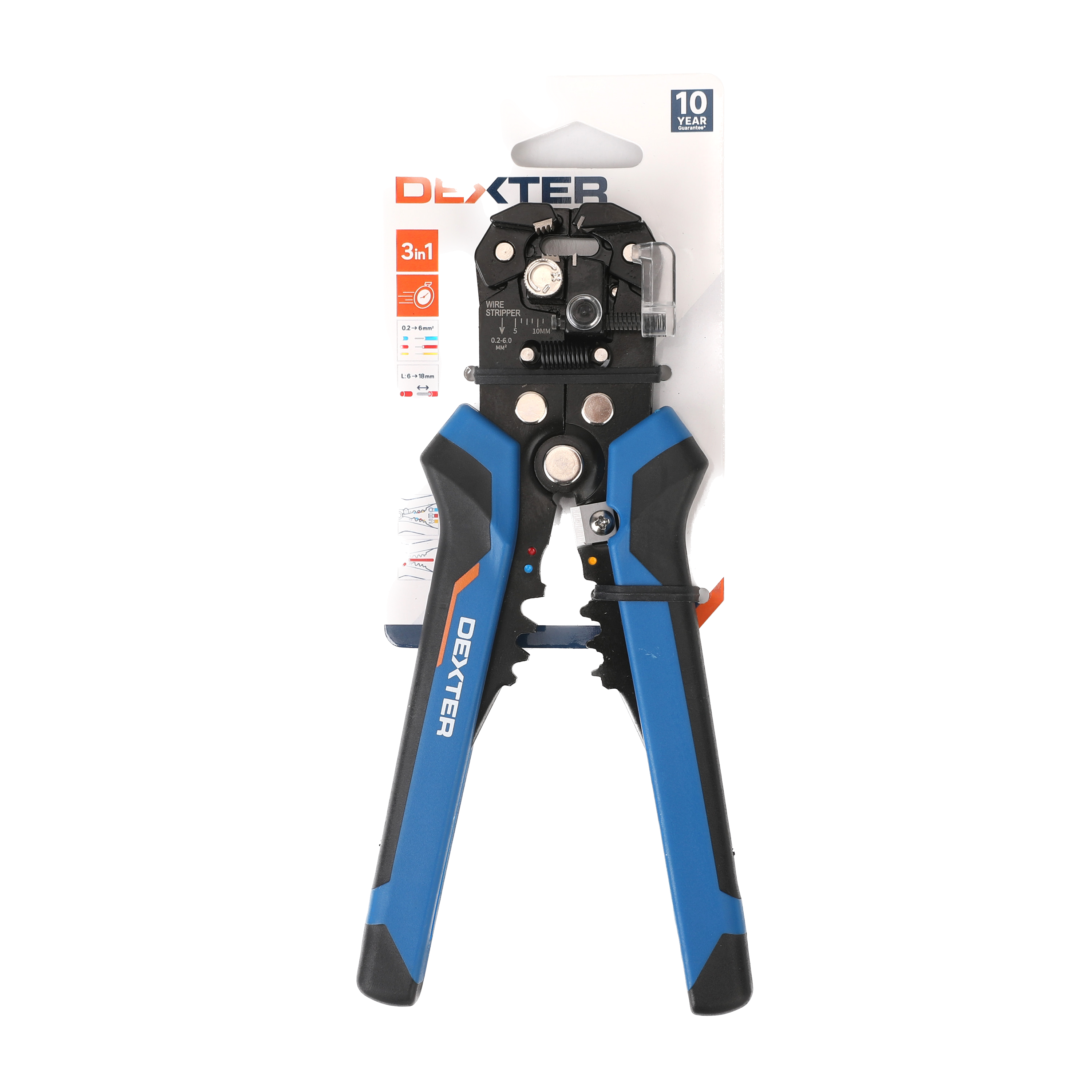 Szczypce do usuwania izolacji 200 mm Dexter - 4