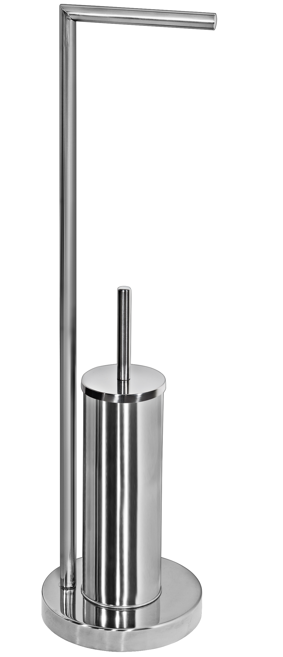 Stojak na papier toaletowy i szczotkę toaletową Chrom Ba-De - 4