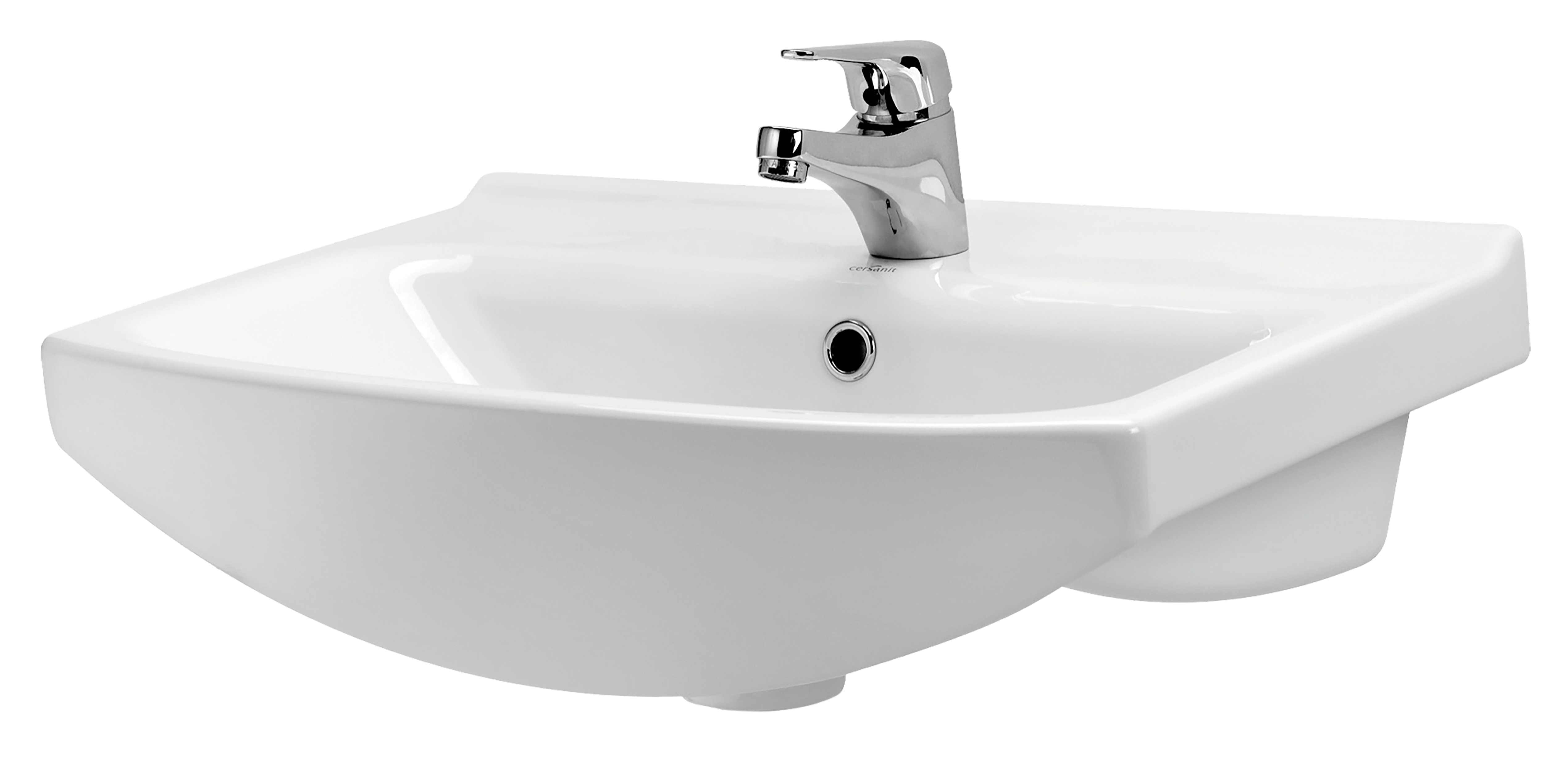 Umywalka ceramiczna Cersania New 60 x 42 Z/O Cersanit - 2