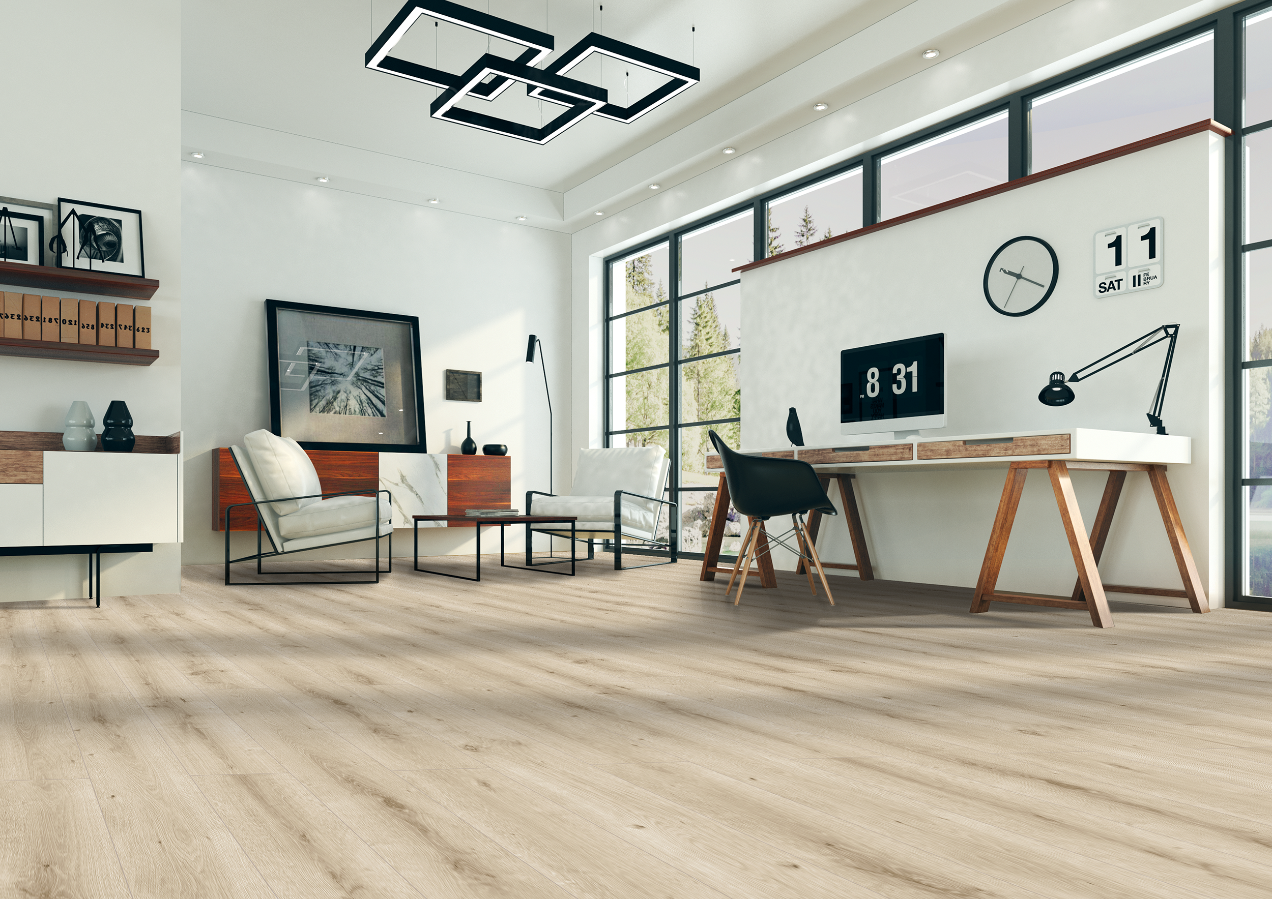 Panele podłogowe laminowane Dąb Loretta AC5 10 mm Promo - 2