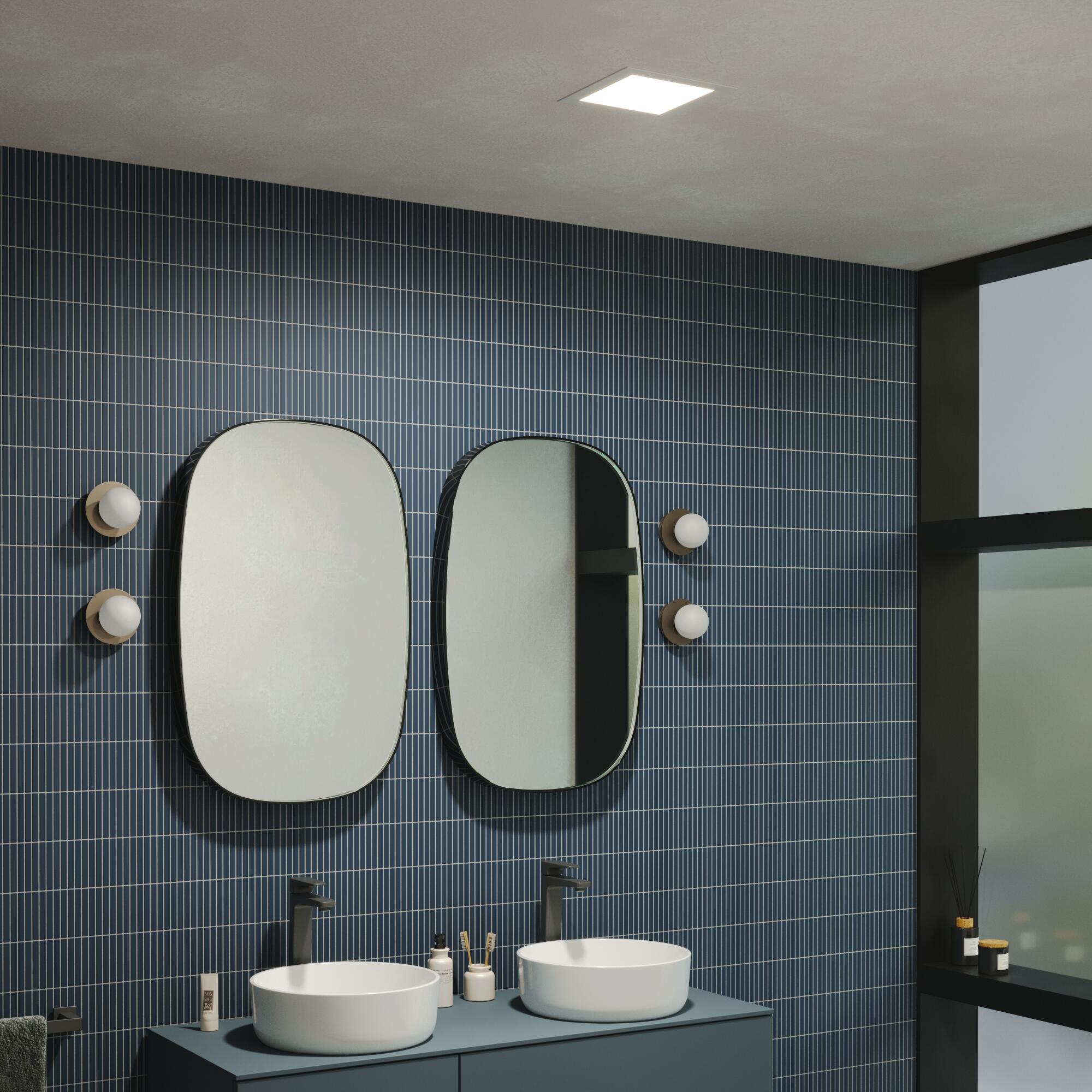 Foco incorporado com fonte de luz LED 3100lm IP44 19W 22.5x2x2 cm branco INSPIRE - 4