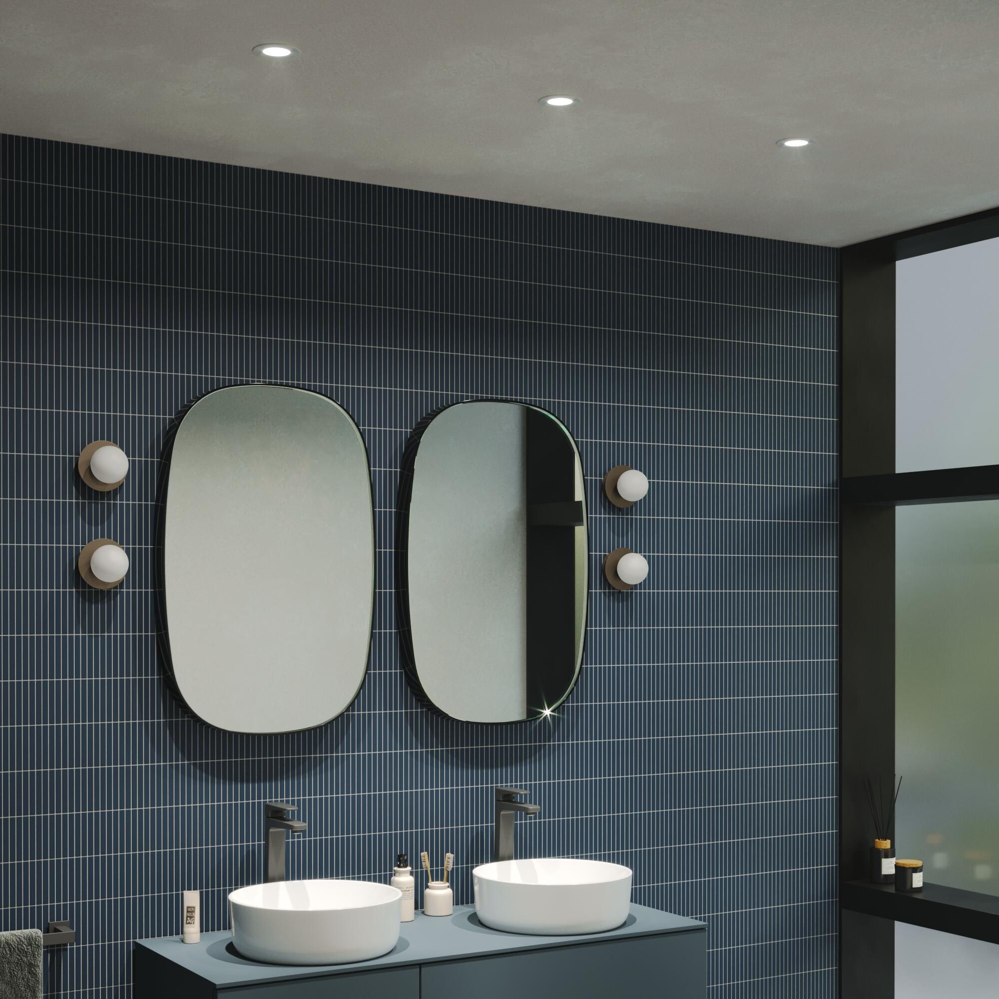 10 spots encastrés LED Extraflat IP44 D8,5 variation blancs / intensité INSPIRE - 3