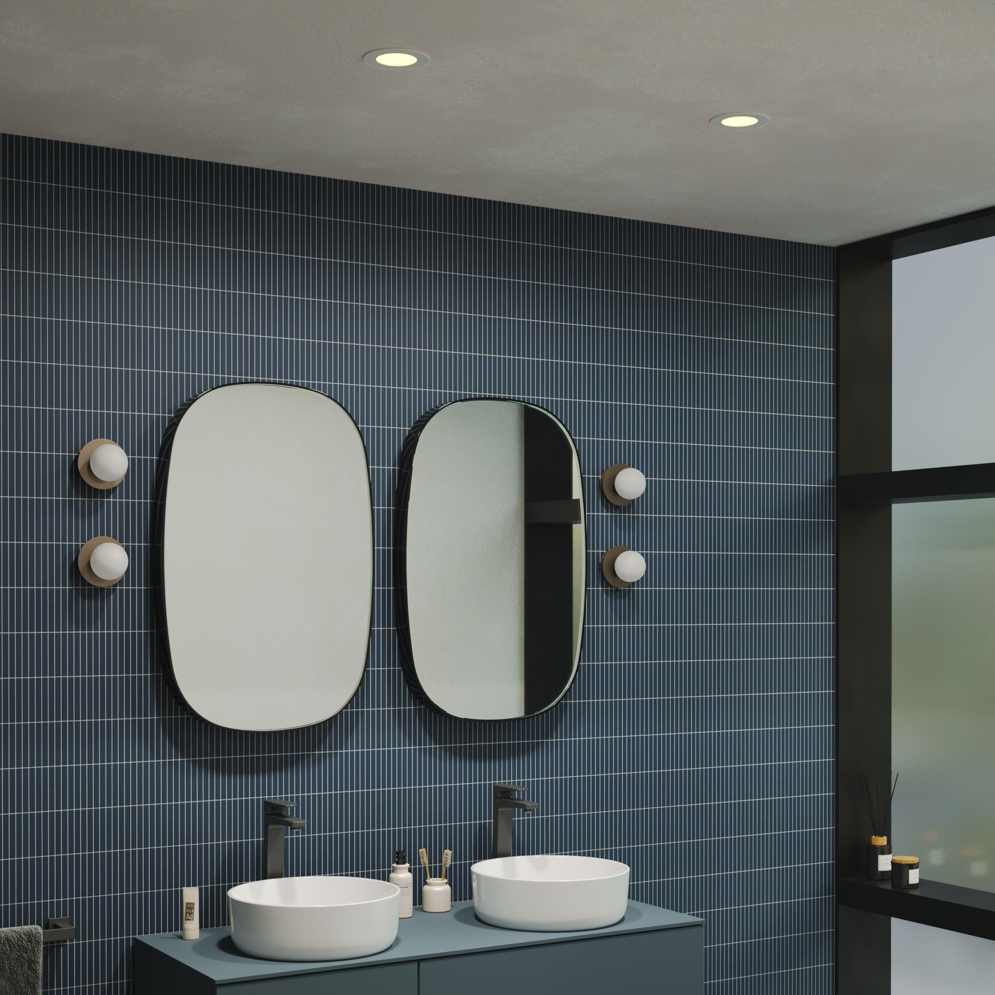 Spot à encastrer LED Extraflat Classe A IP44, D.12, blanc neutre, blanc INSPIRE - 3