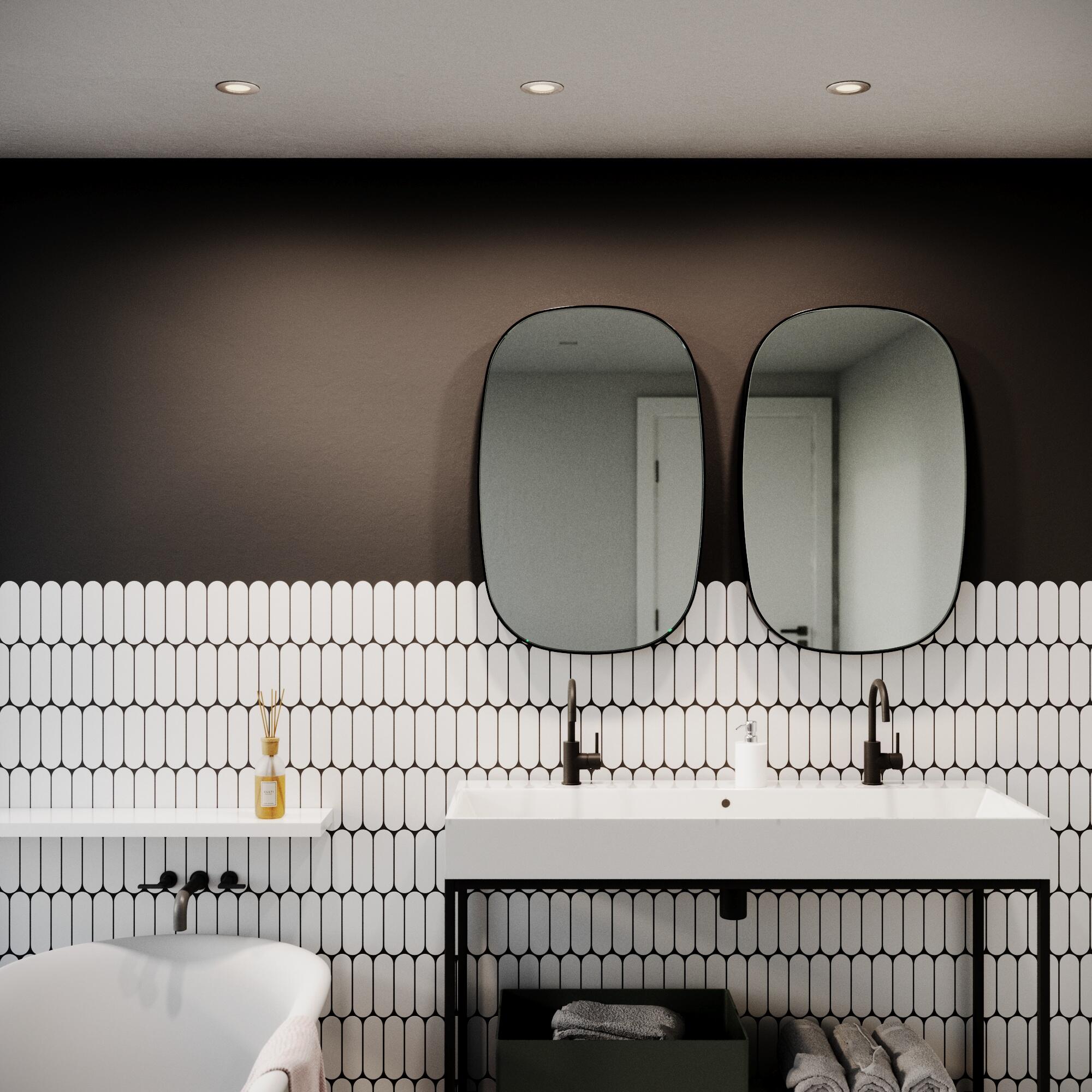 Lot 3 spots encastrés LED Extraflat IP44 D8,5 variation blancs/intensité INSPIRE - 2