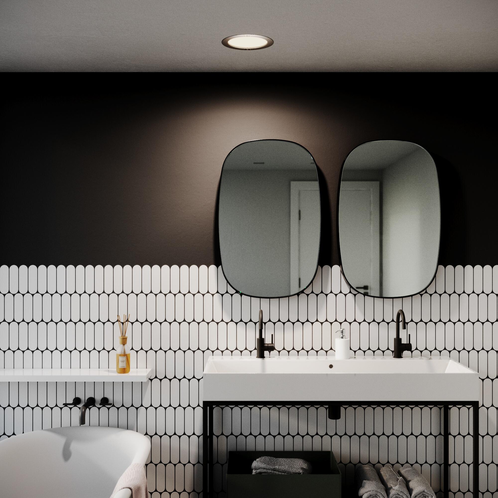 Foco incorporado com fonte de luz Extraflat LED 3100lm IP44 22.5x2x2 cm cinza Inspire - 4