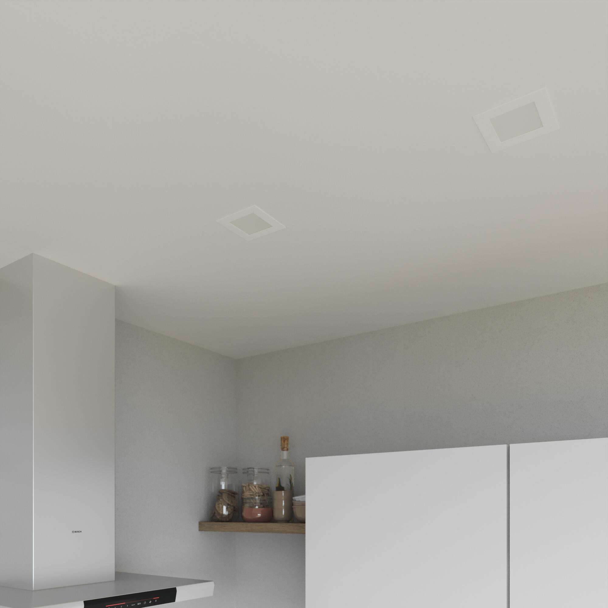 Faretto da incasso con fonte luminosa fisso Modulo LED INSPIRE bianco 12X12 cm Luce cct da bianco caldo a bianco freddo - 3