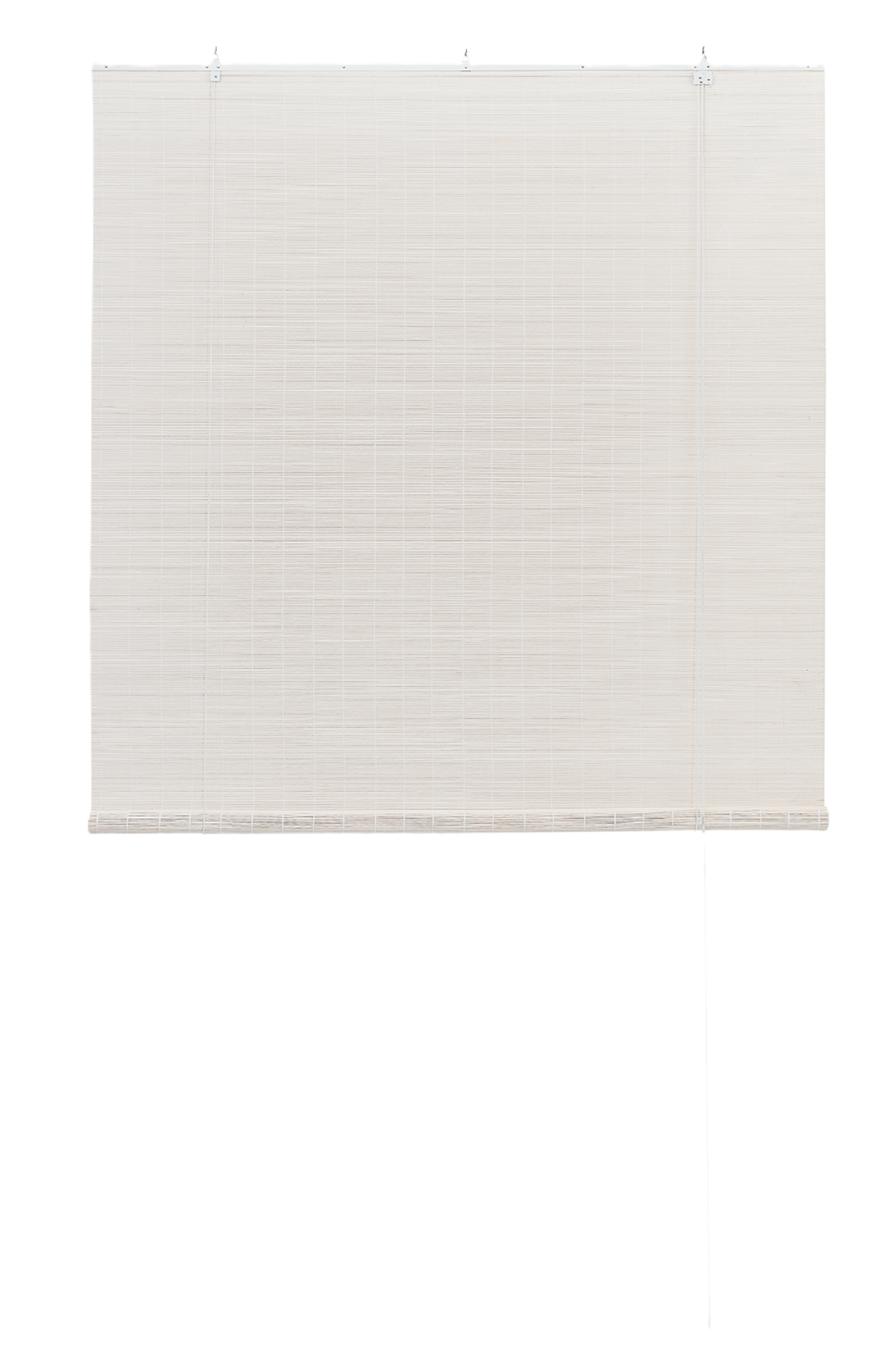Roleta bambusowa Unda biała 150 x 250 cm Inspire