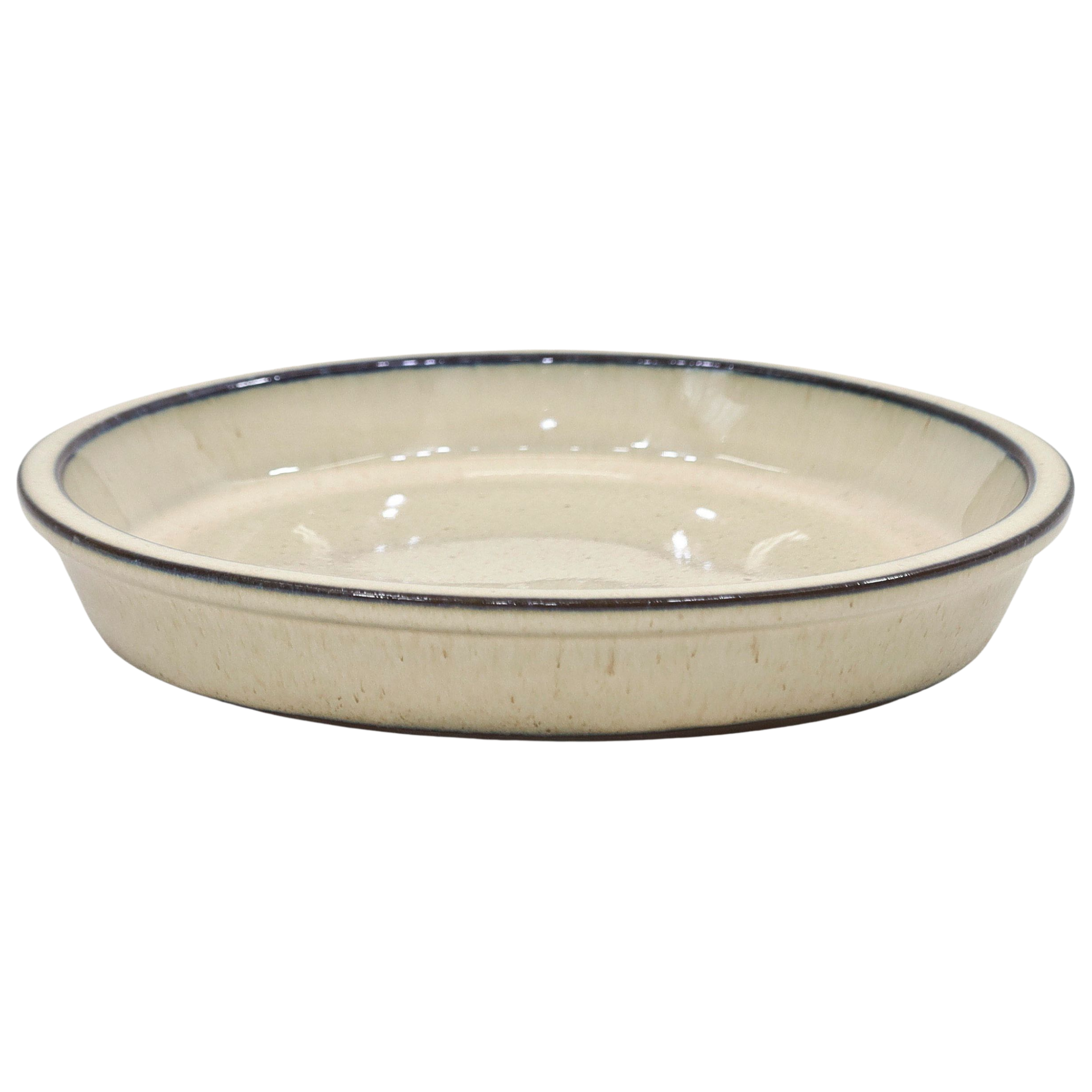 Podstawka pod doniczkę ceramiczna śr. 41 cm beżowa Cermax
