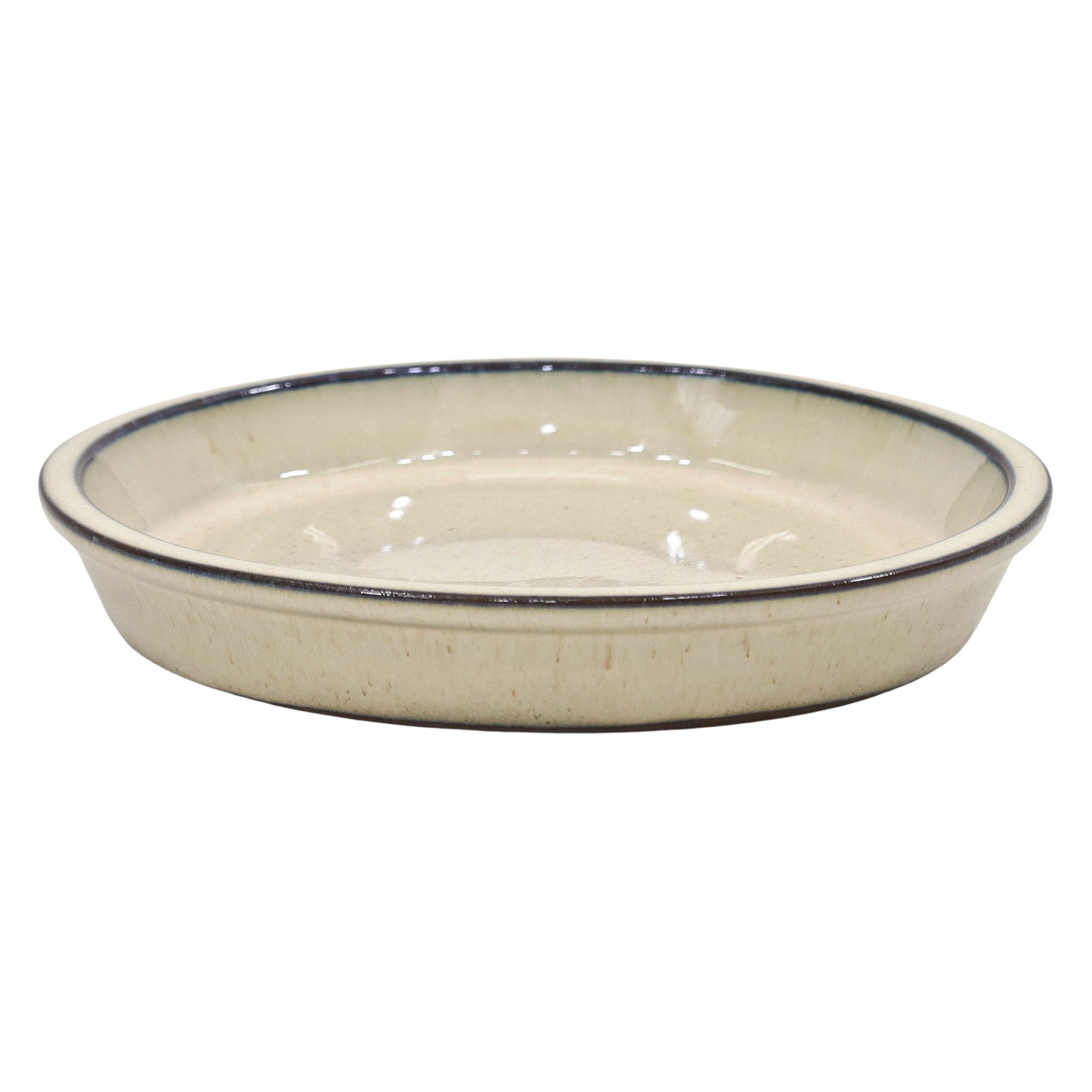 Podstawka pod doniczkę ceramiczna śr. 32 cm beżowa Cermax