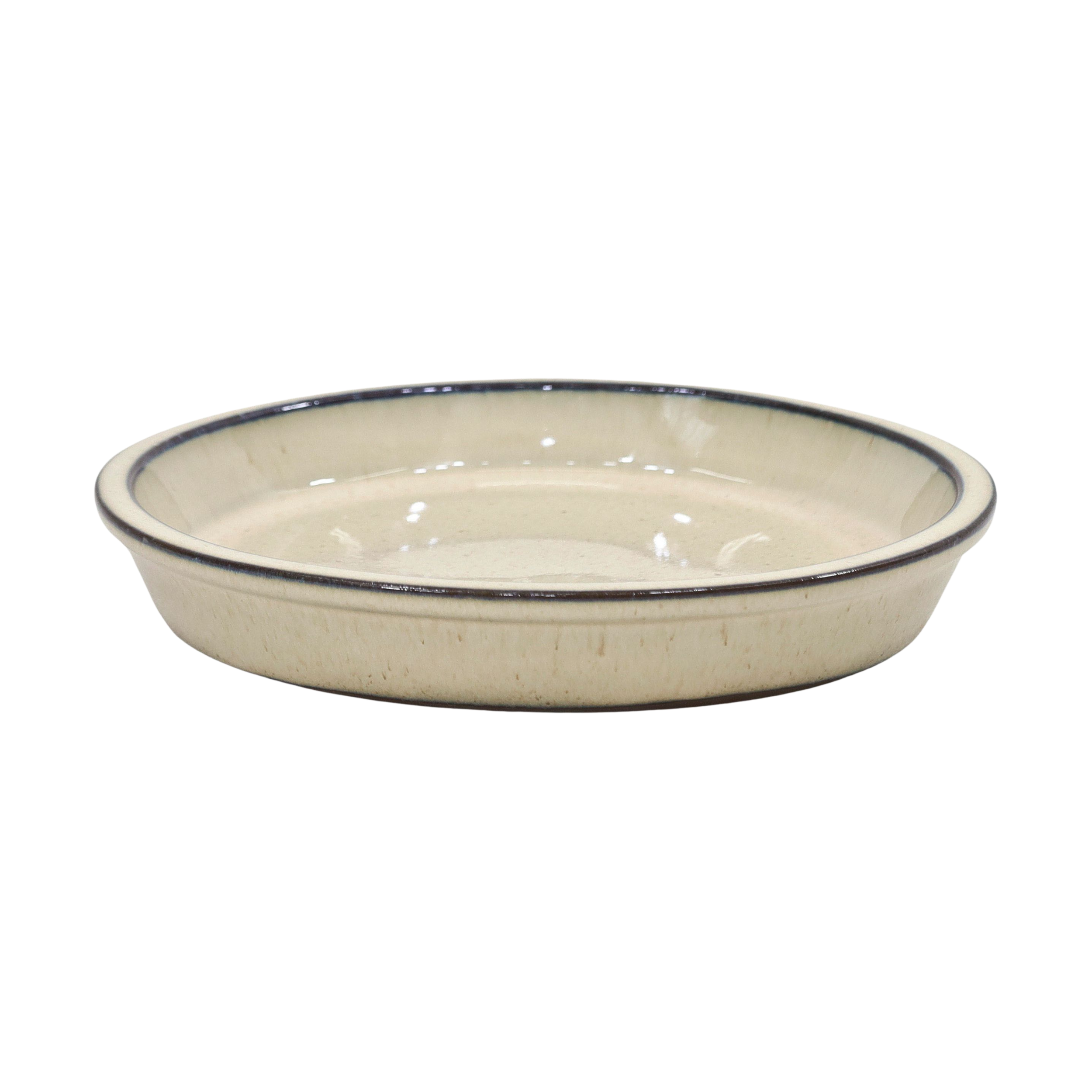 Podstawka pod doniczkę ceramiczna śr. 18 cm beżowa Cermax