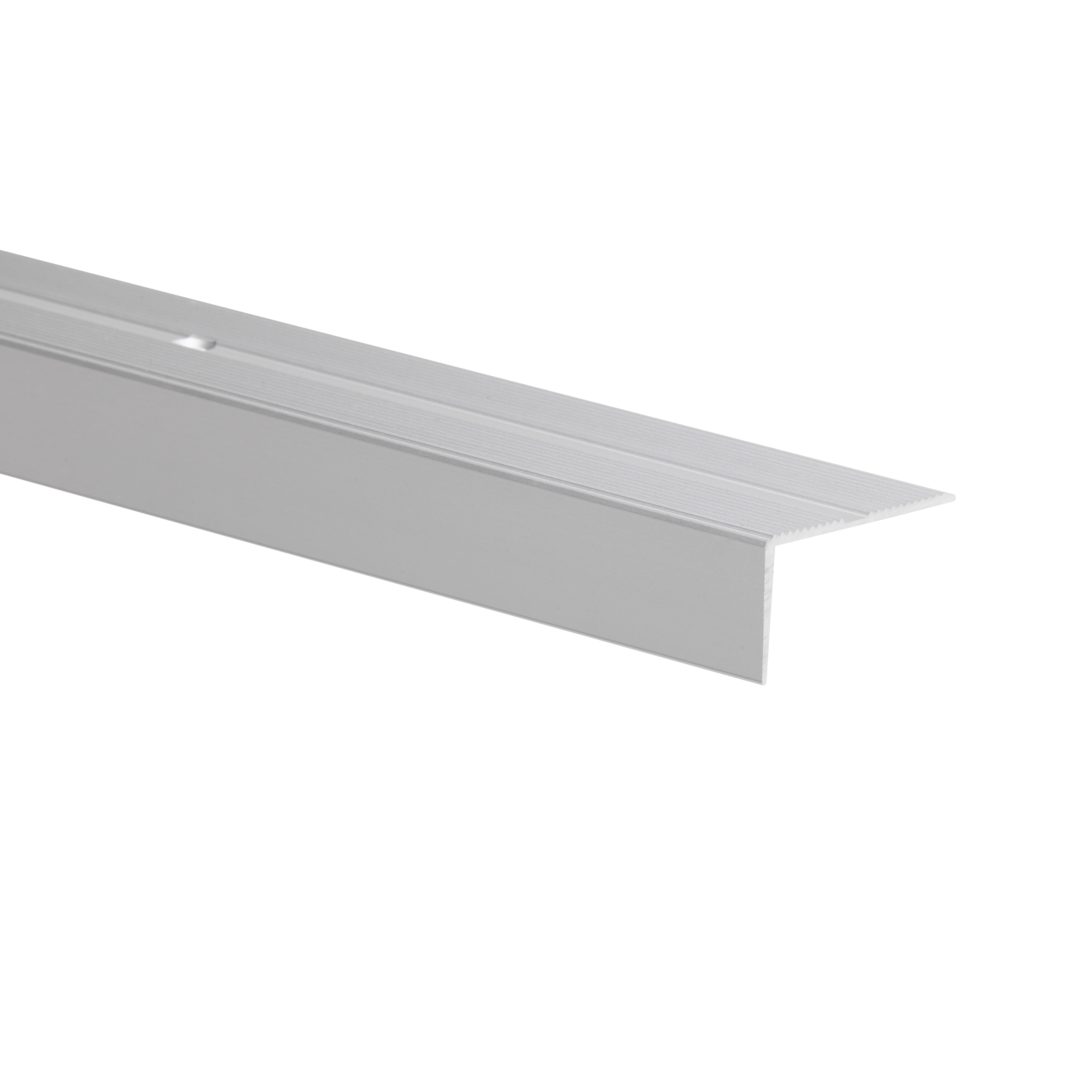 Profil schodowy ryflowany srebrny aluminium anoda 42 mm x 200 cm