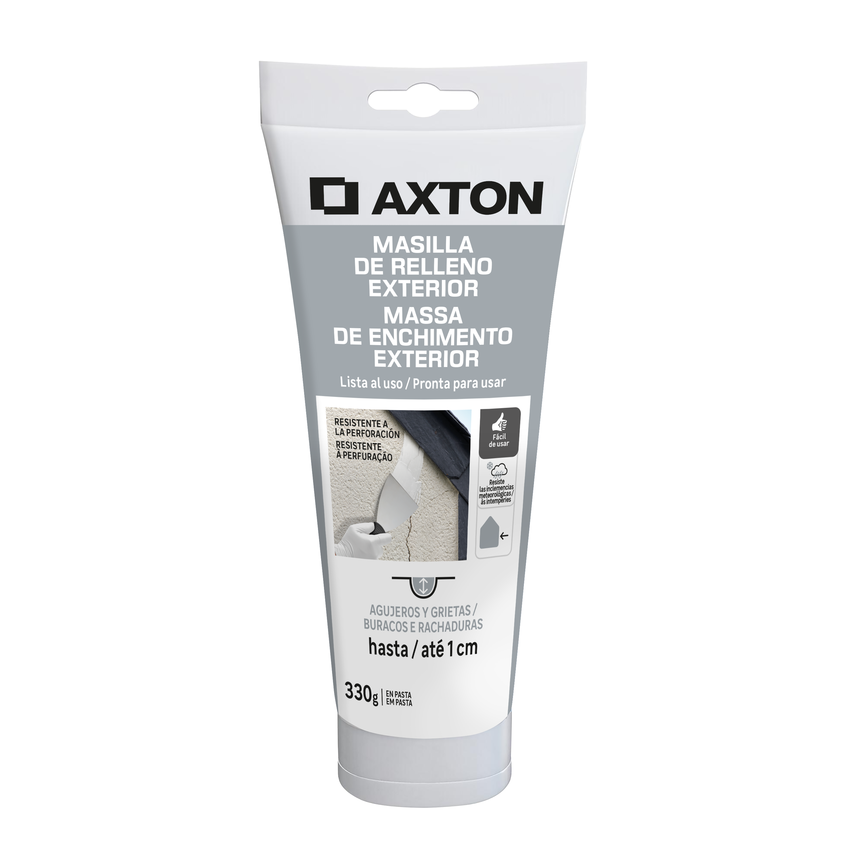 Pasta relleno exterior axton 330 gr