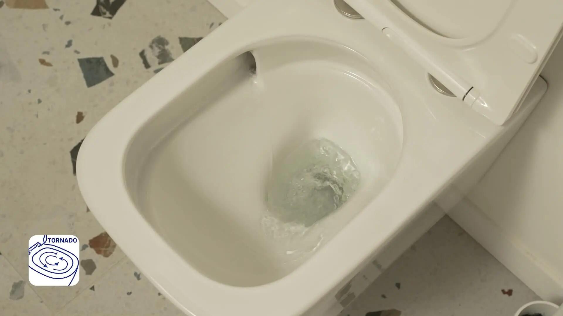 Taza WC suspendido SENSEA Neo con tapa amortiguada blanco - 7