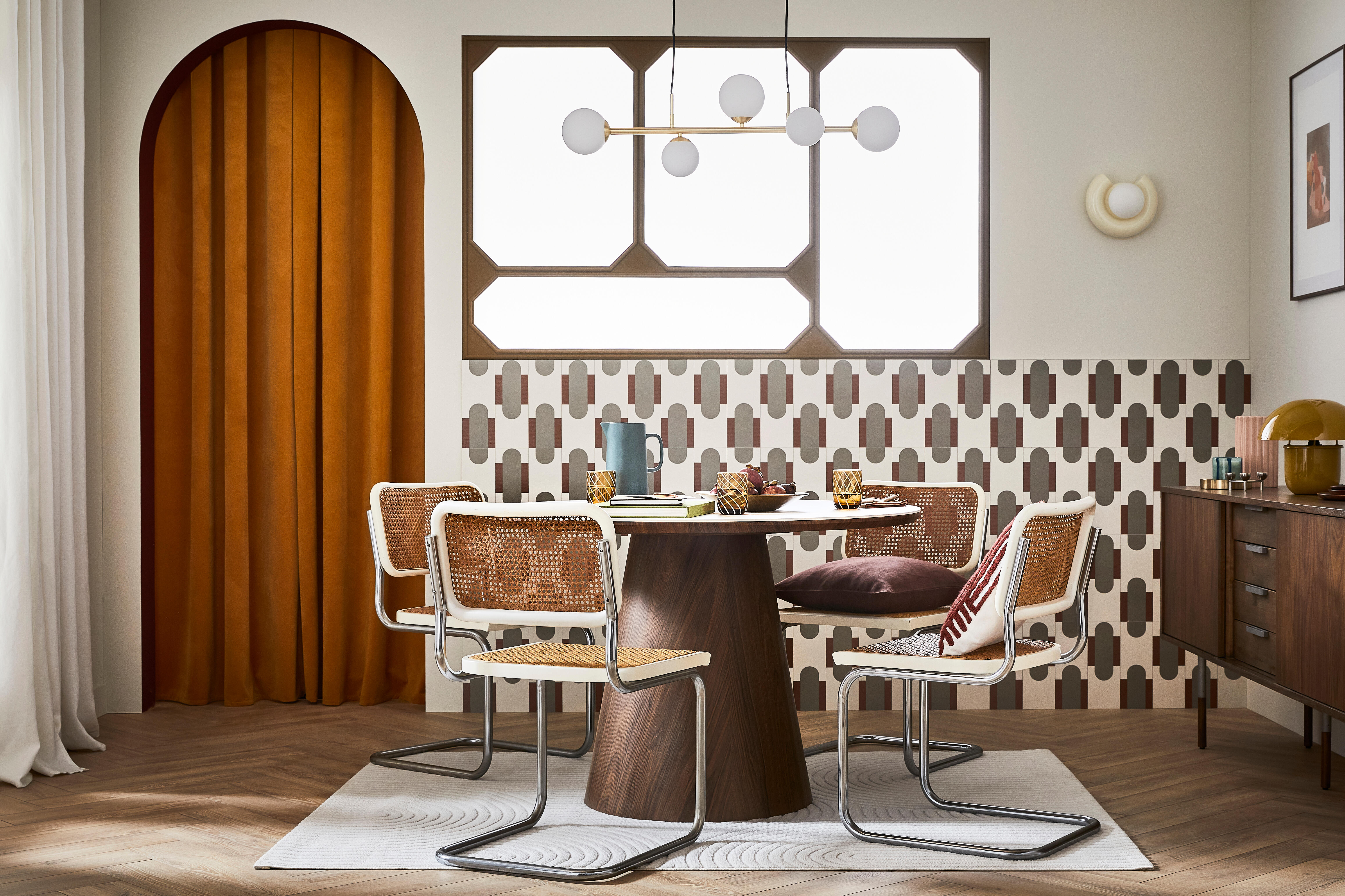 Applique Pop, céramique vanille, Diam 24cm, G9 - 5