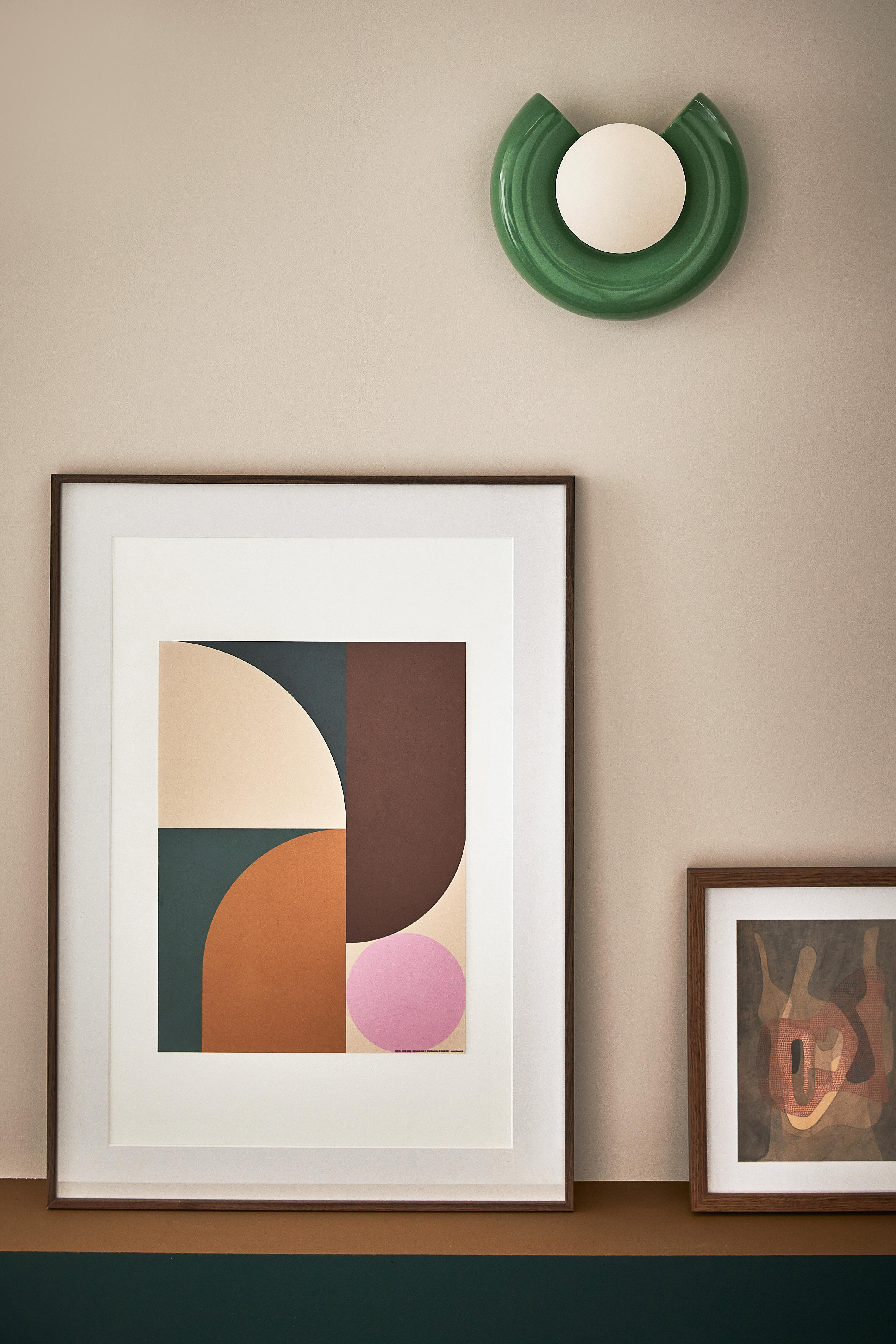 Applique Pop, céramique verte, Diam 24cm, G9 - 5