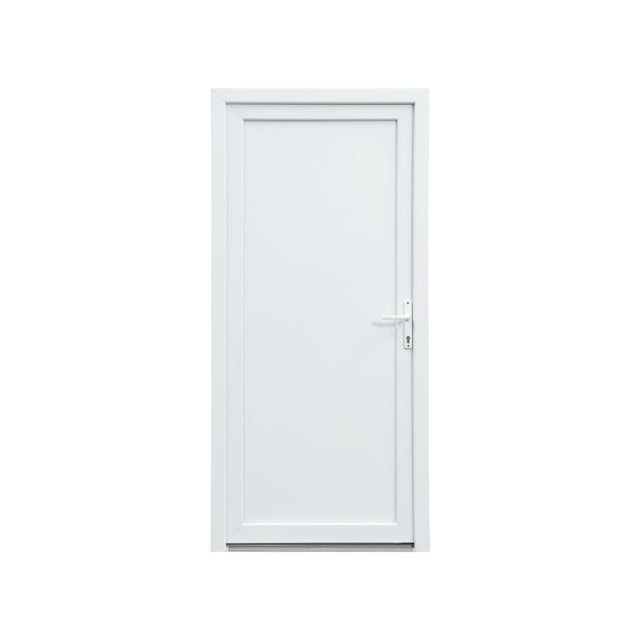 PORTA ENTRADA PVC BRANCA 200X89CM DIREITA