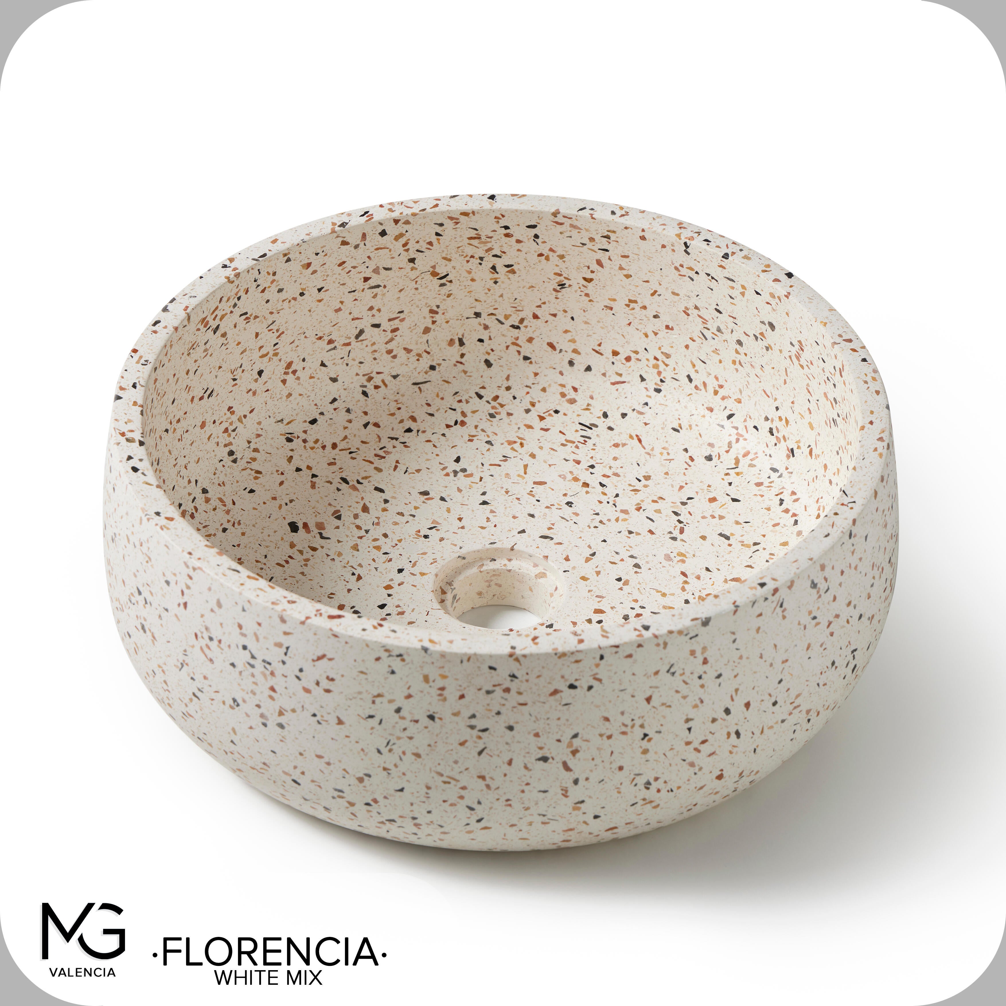 Lavabo de sobreponer Florencia  mate 39x14x39 cm - 5