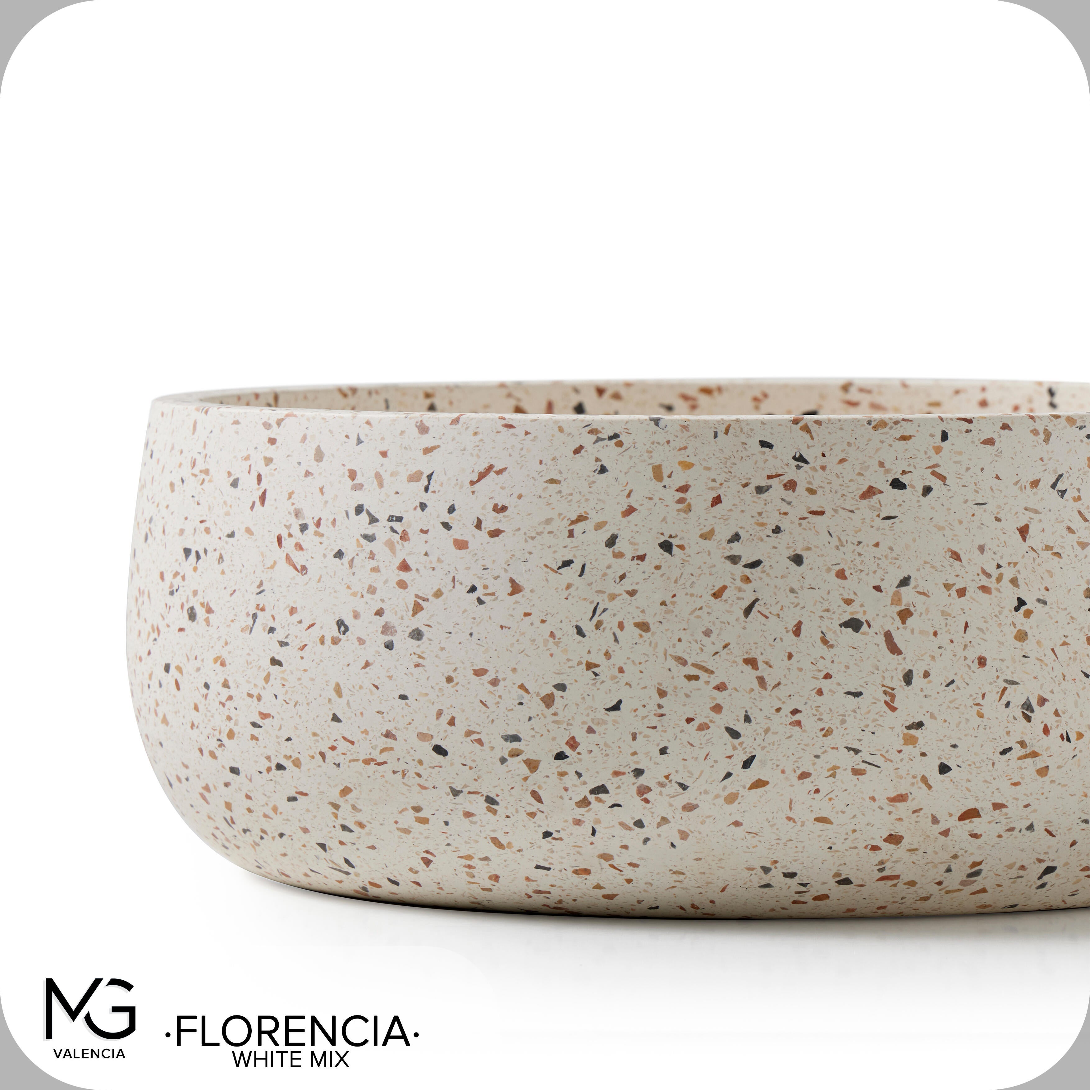 Lavabo de sobreponer Florencia  mate 39x14x39 cm - 7