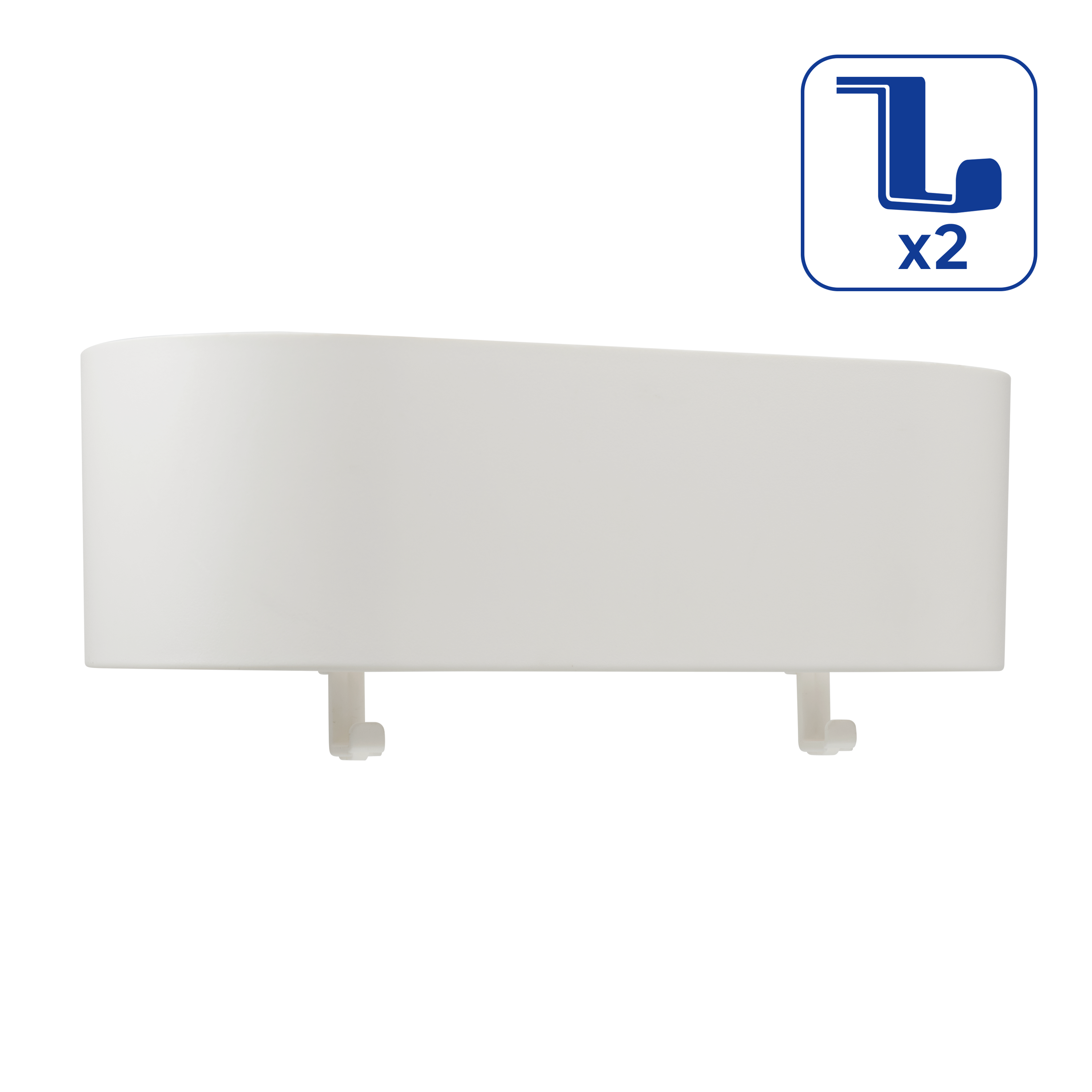 Organizador de ducha Easy blanco 28x11.2x13.2 cm - 7