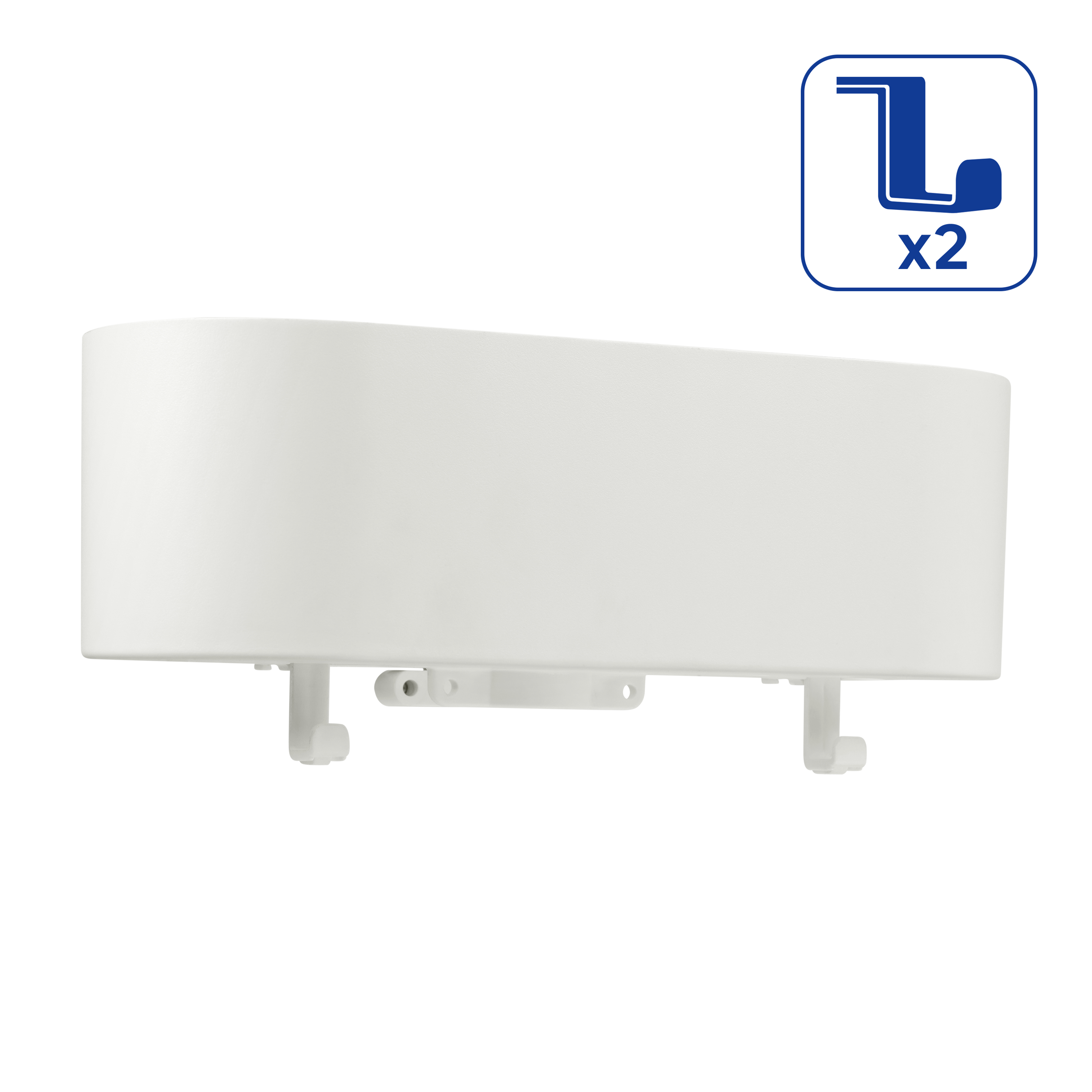 Organizador de ducha Easy blanco 25.6x10.6x10.6 cm - 7