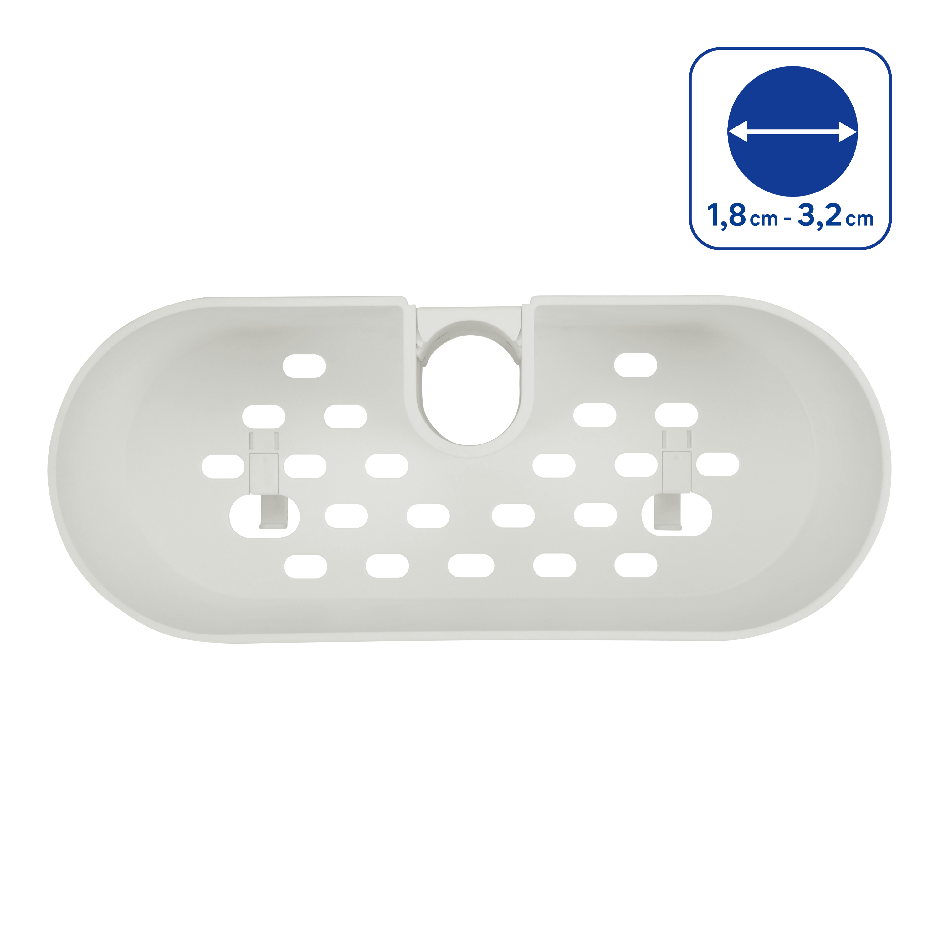 Organizador de ducha Easy blanco 25.6x10.6x10.6 cm - 6