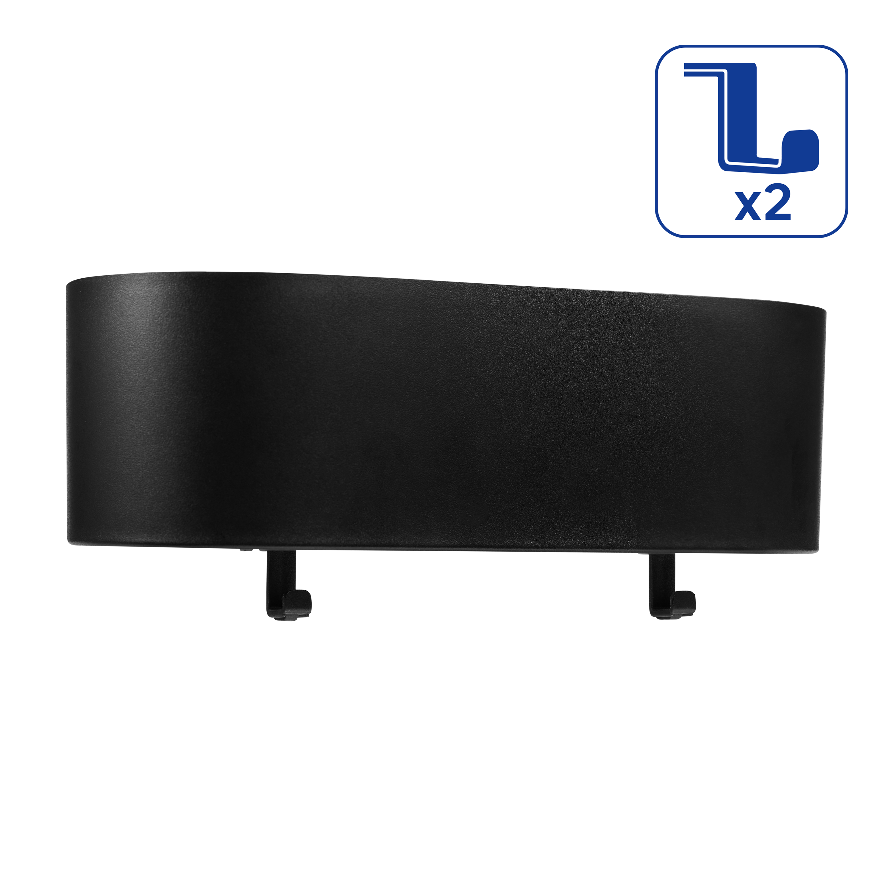 Koszyk łazienkowy pod prysznic Easy czarny mat Sensea - 8