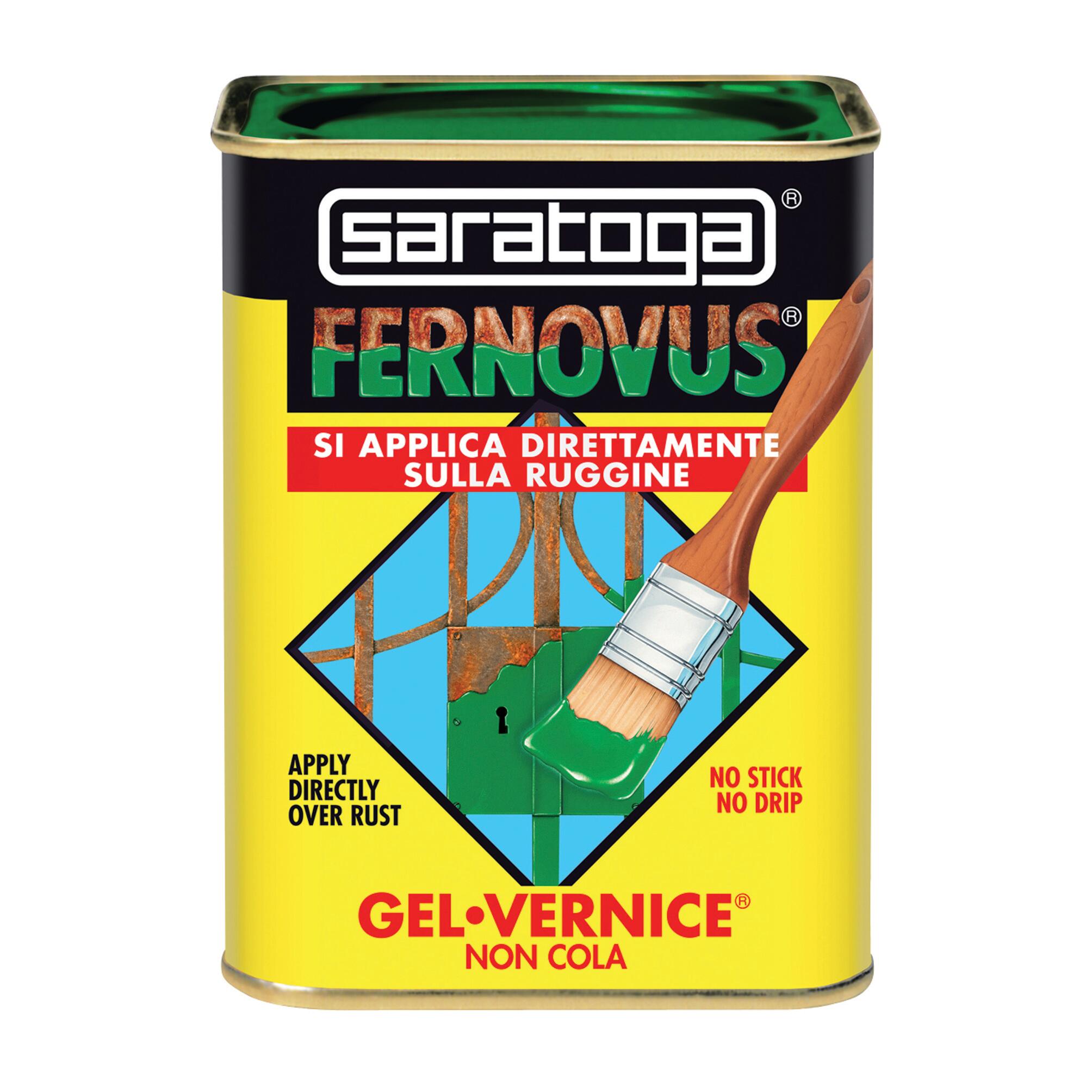 Vernice da esterno antiruggine per ferro SARATOGA Fernovus bianco ghiaccio lucido, 0.75 l - 7